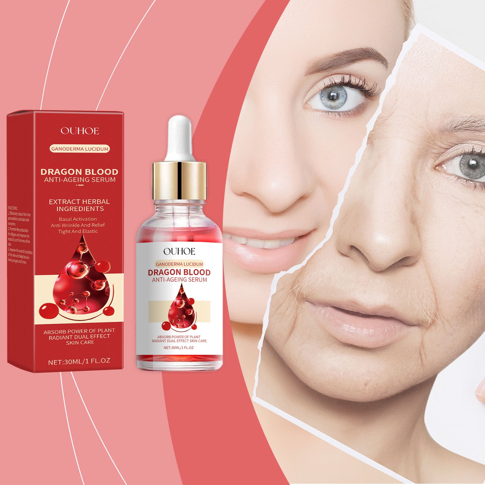 Dragon's Blood Essence - Facial Skin Contour & Radiance Hydrating Essence - Icon Her