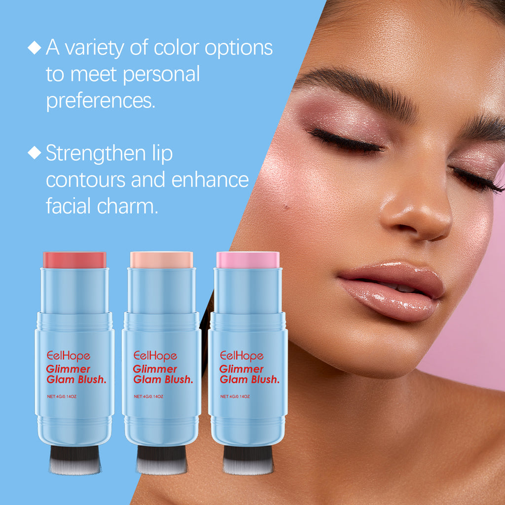 Double-Ended Cream Blush Stick - Hydrating & Multi-Purpose Color Stick - Icon Her