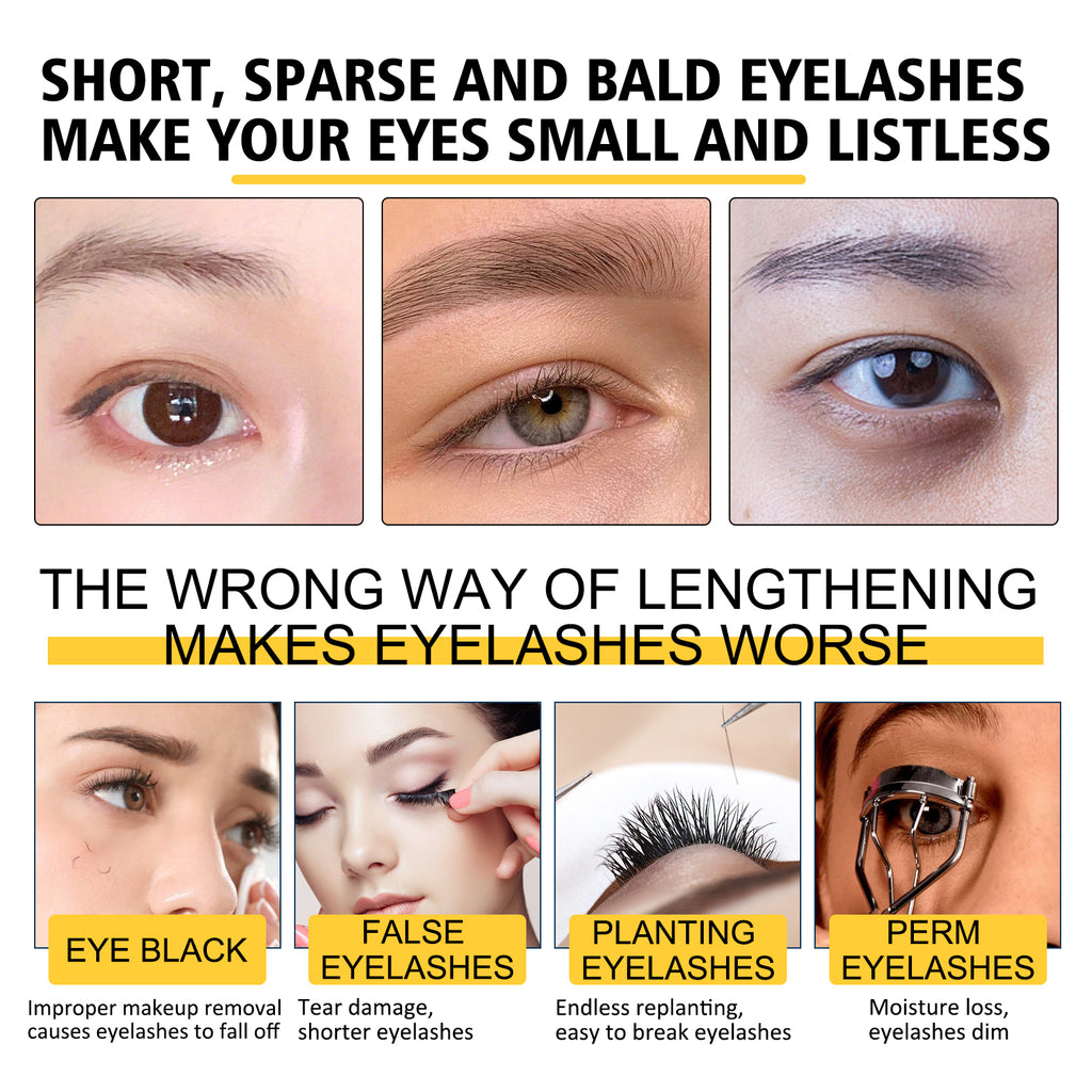 Natural Curl Lash Growth Serum – Moisturizing, Beautiful & Long-Lasting Lash Liquid - Icon Her