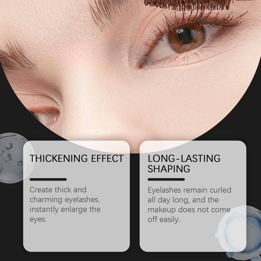Thin Brown Curling Mascara - Waterproof & Sweat-Proof Lash Definition - Icon Her