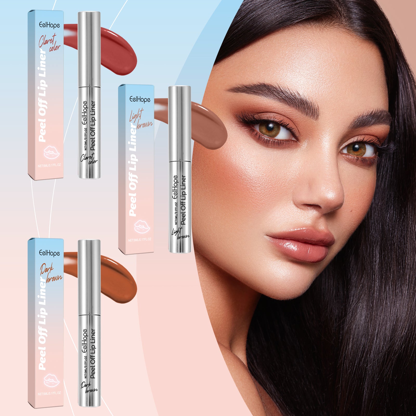 Peel-off Lip Liner – Waterproof, Sweat-Proof & Long-Lasting Lip Color - Icon Her