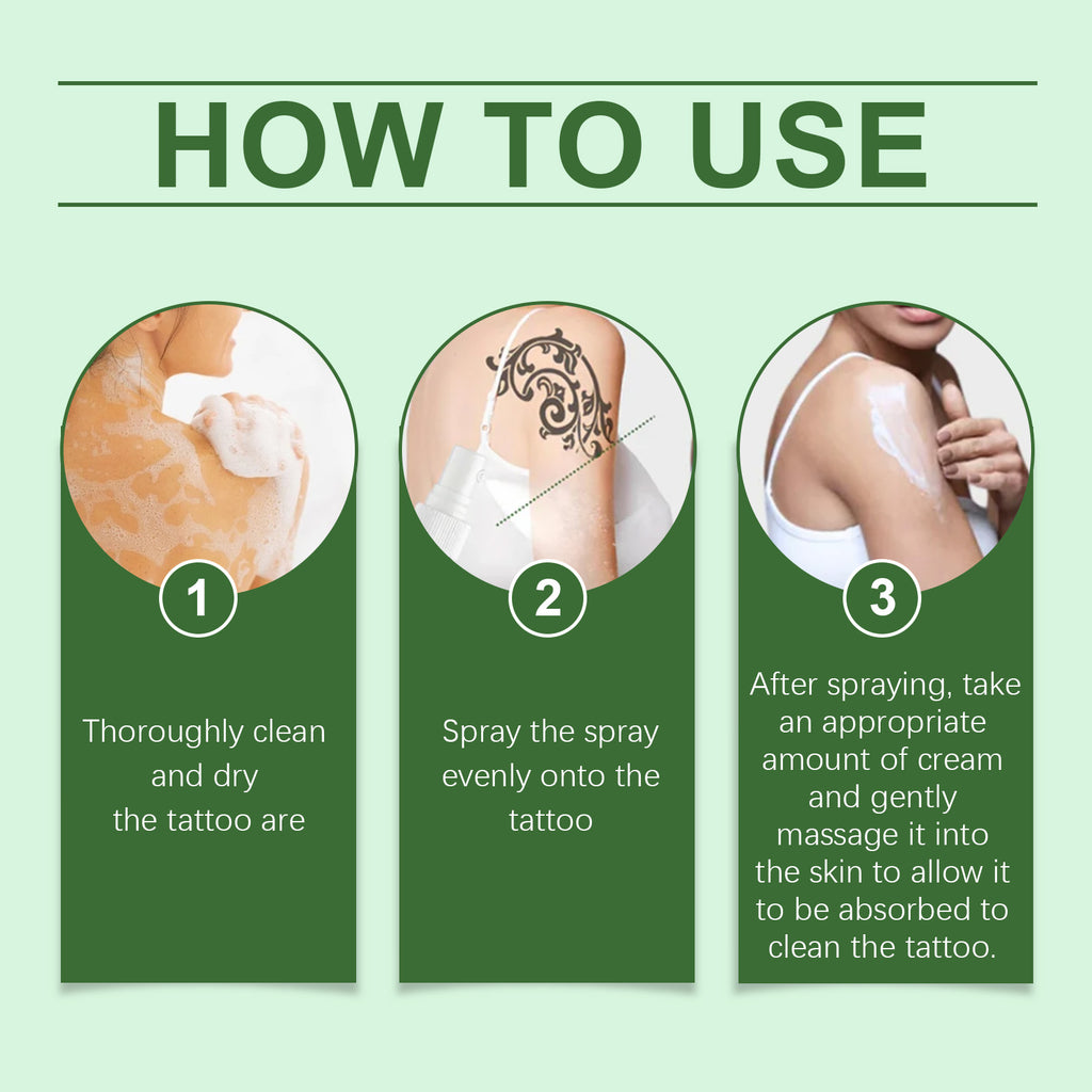 Tattoo Cover Treatment Set - Gentle Concealer, Cleaning & Repair Kit - Icon Her