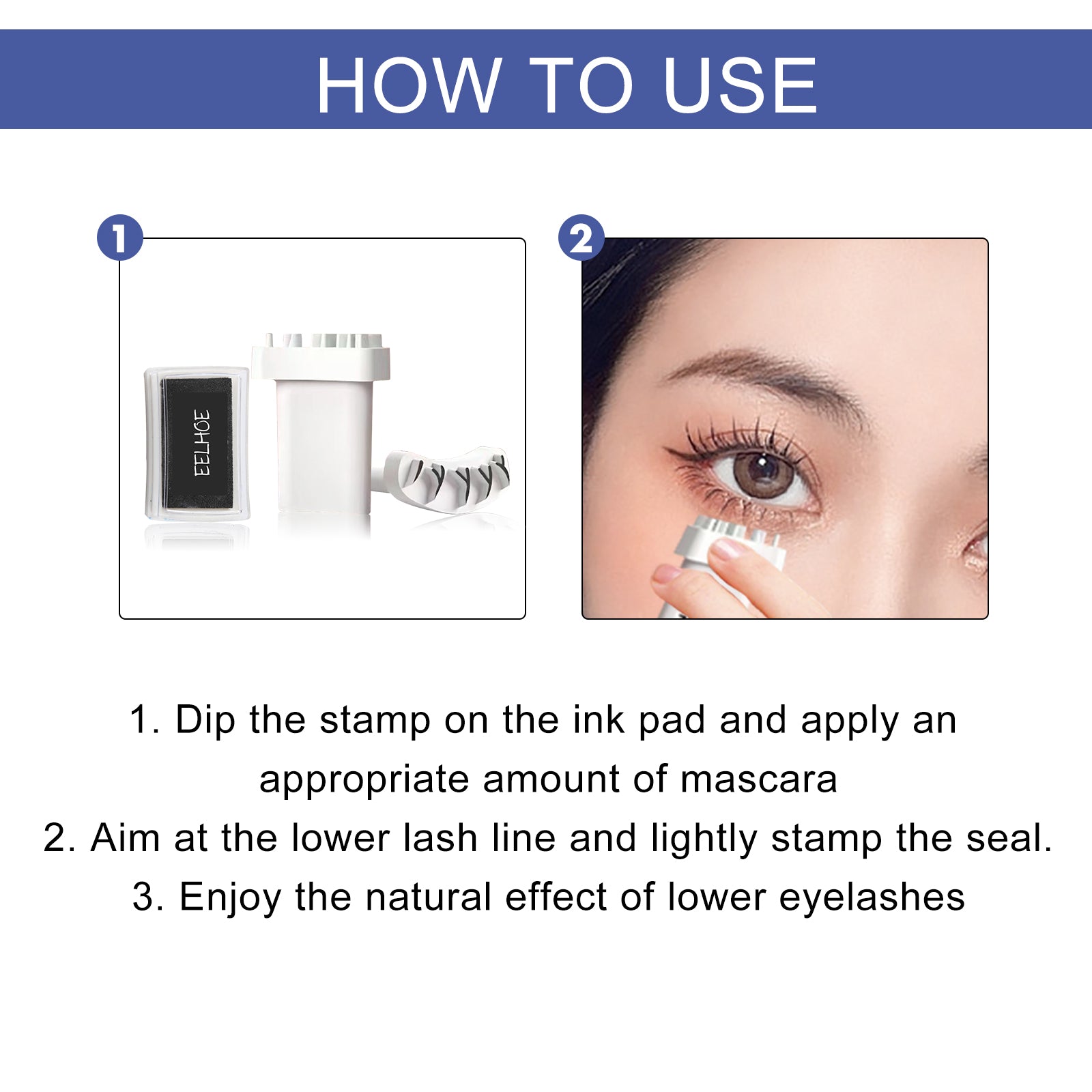 Eyelash Stamp – DIY 3D Waterproof & Durable Lash Printing Tool - Icon Her
