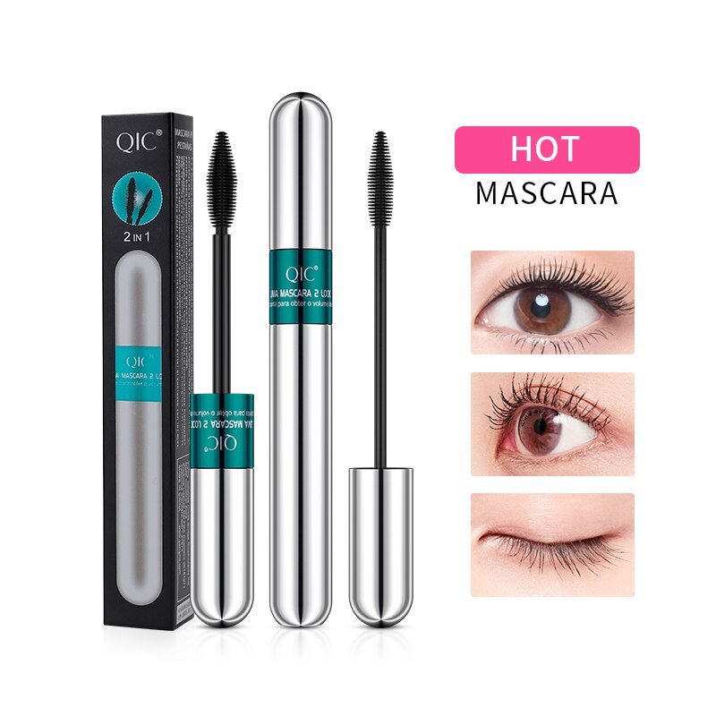 QIC 4D Double-Head Mascara – Waterproof, Curling & Lengthening - Icon Her