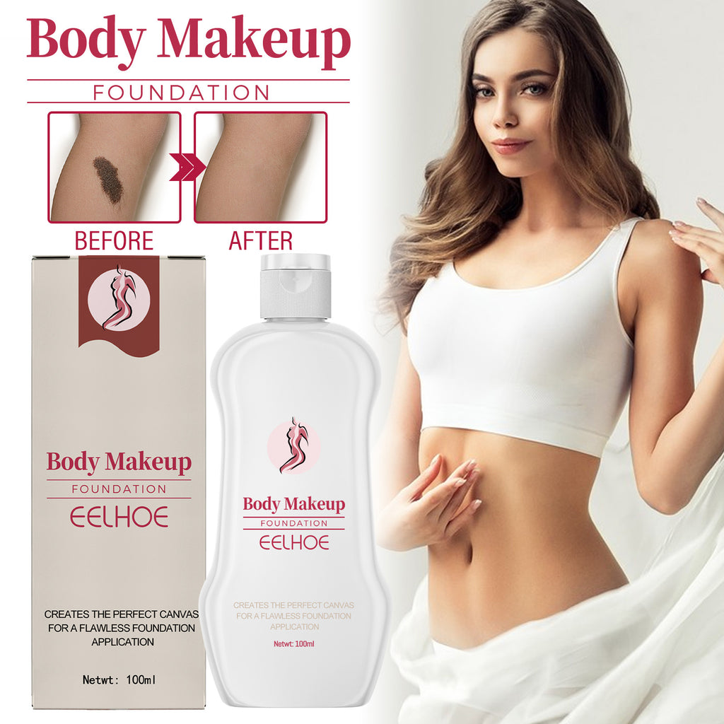 Body Makeup Liquid Foundation – Covers Tattoos, Spots & Long-Lasting Moisturizing - Icon Her