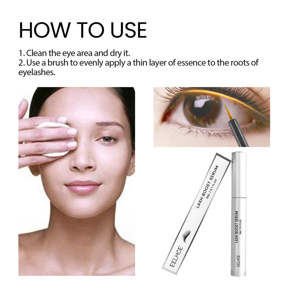 Lash Boost Serum – Black, Thick, Curling & Natural Eyelash Growth - Icon Her