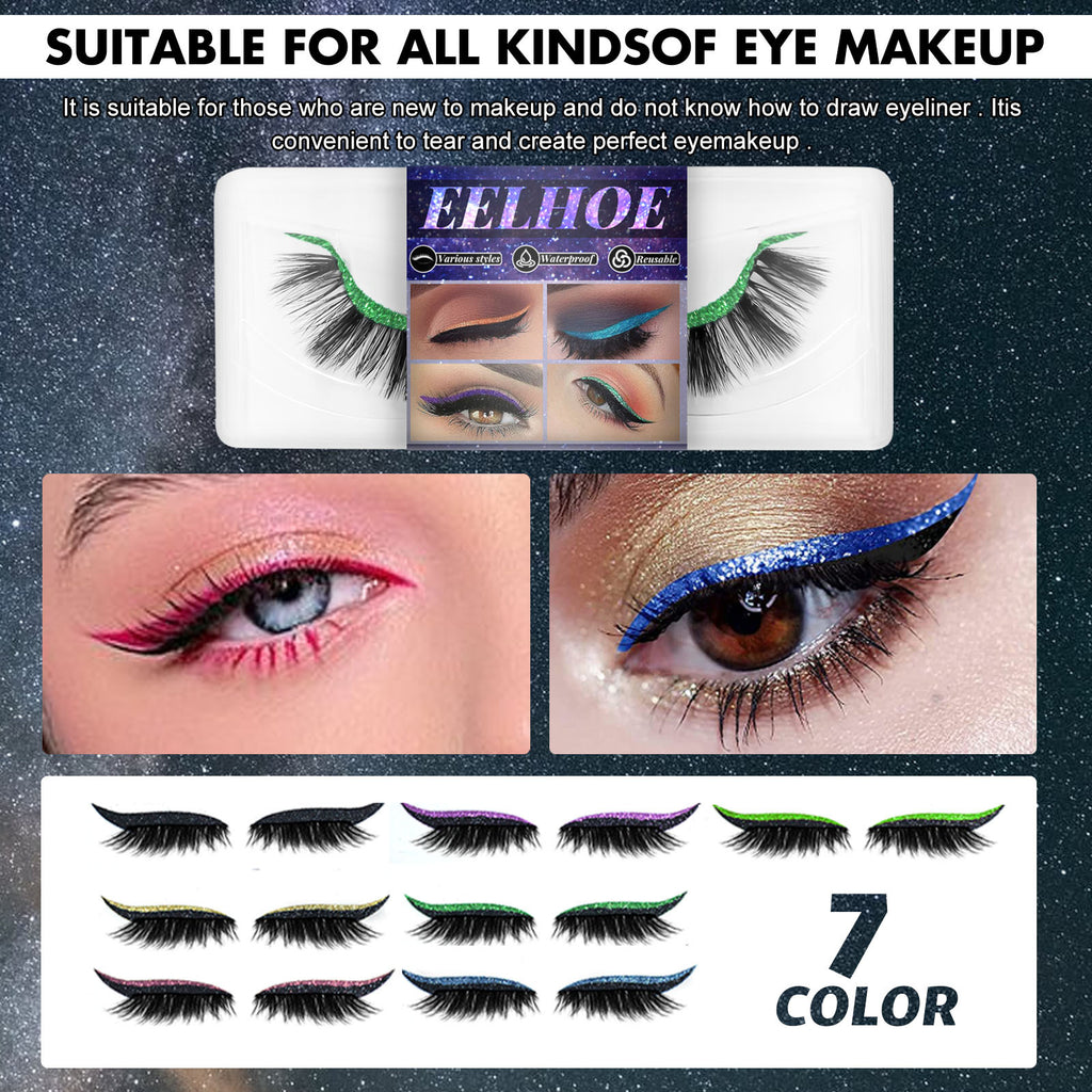 Self-Adhesive Eyeliner & False Lash Stickers – 3D European Style Eye Makeup - Icon Her
