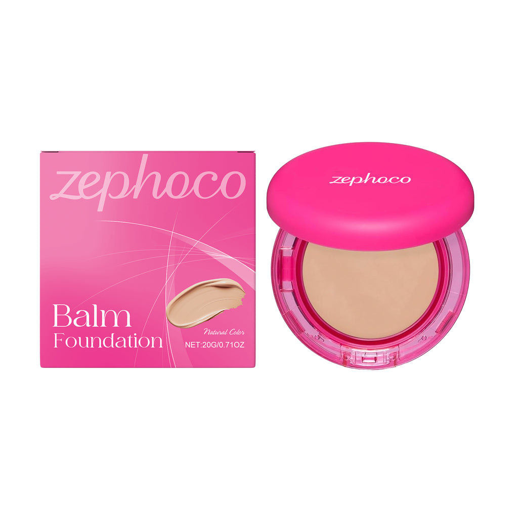 Full Coverage Balm Foundation - High-Cover Hydrating Concealer & Base - Icon Her