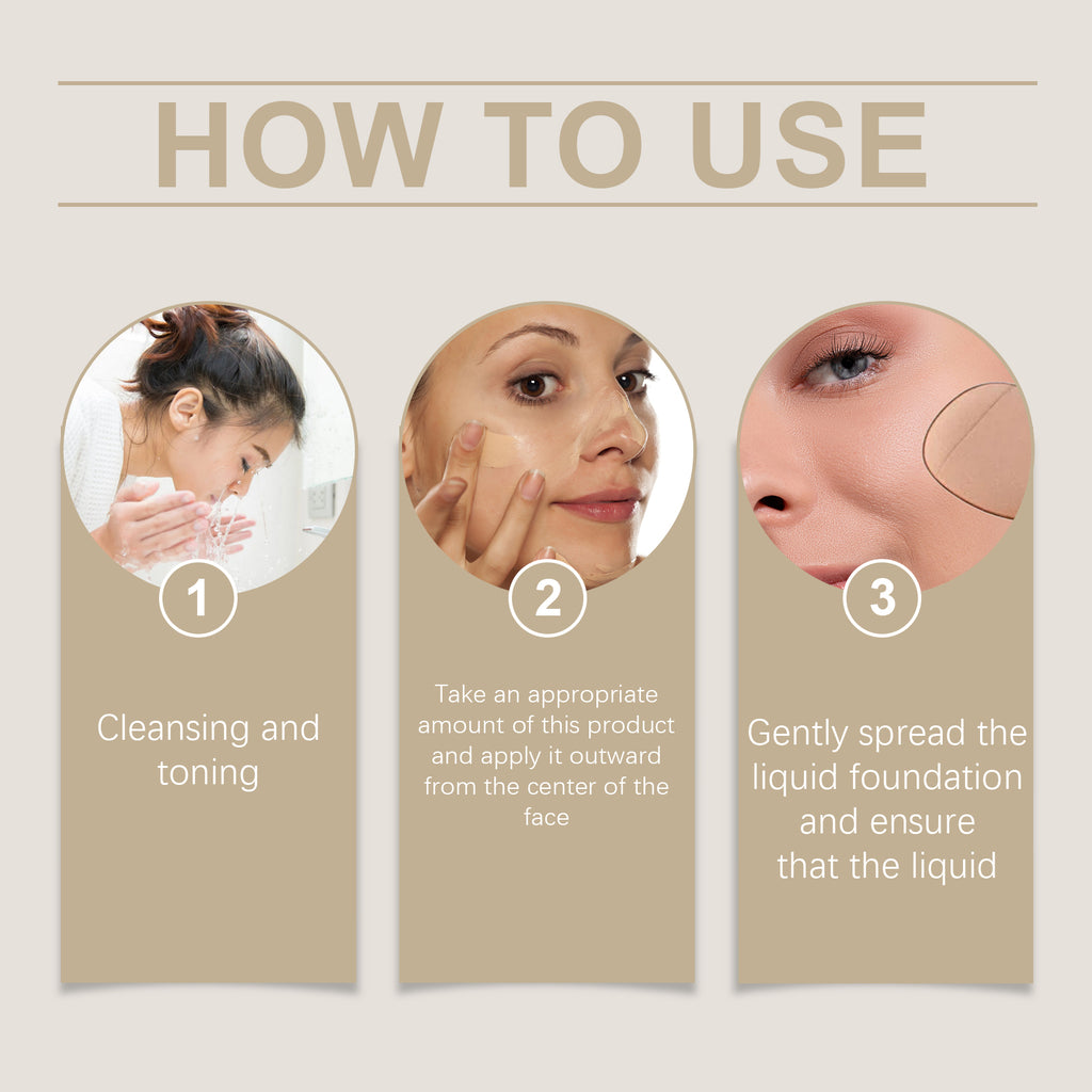 Warm Color-Changing Liquid Foundation – Brightening, Natural & Moisturizing - Icon Her
