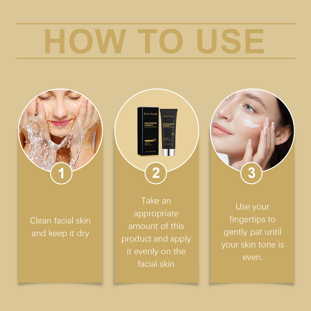 Vitamin C Plain Face Cream – Brightening, Toning & Natural Concealer - Icon Her
