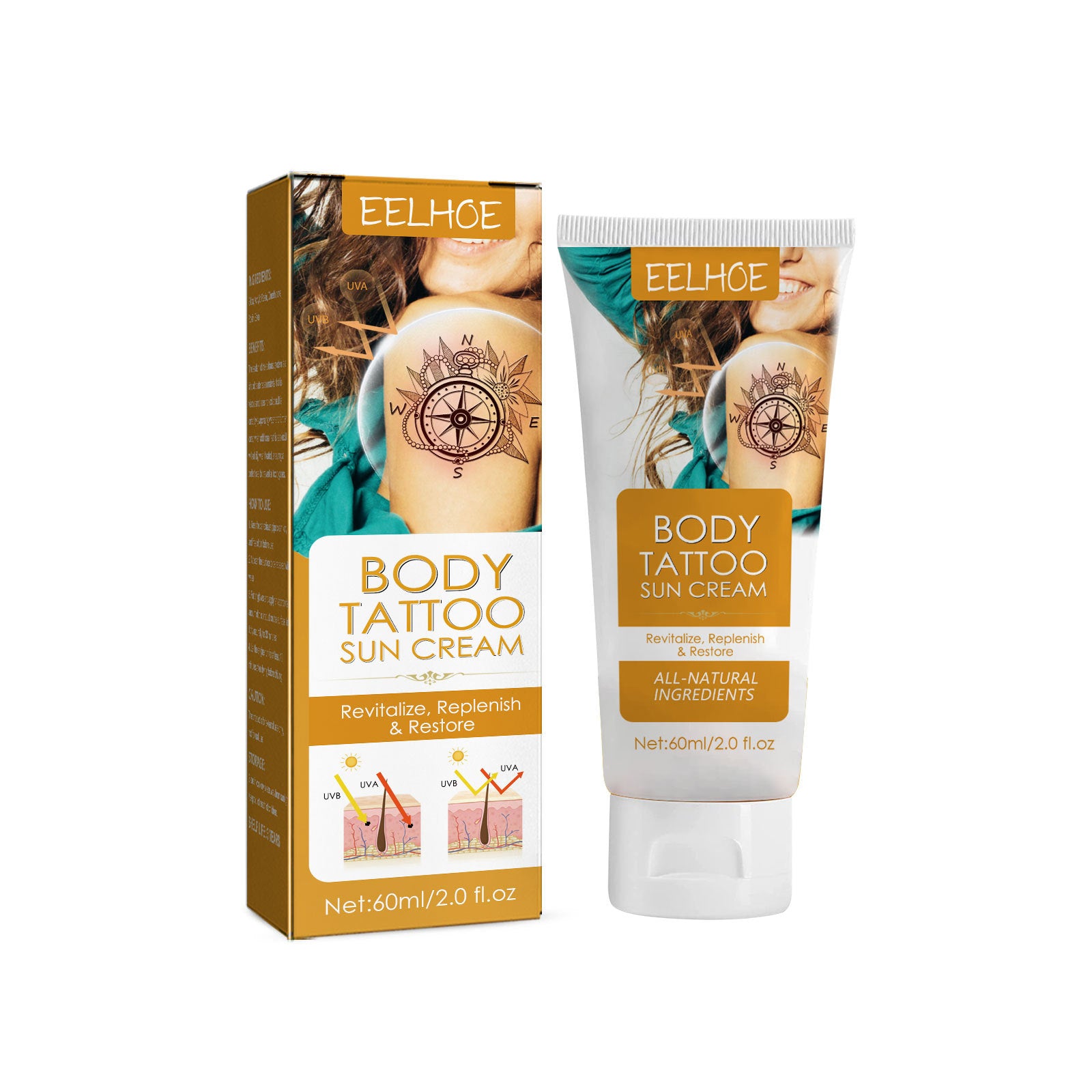 Tattoo Protection Cream - Outdoor UV Isolation & Color Care - Icon Her