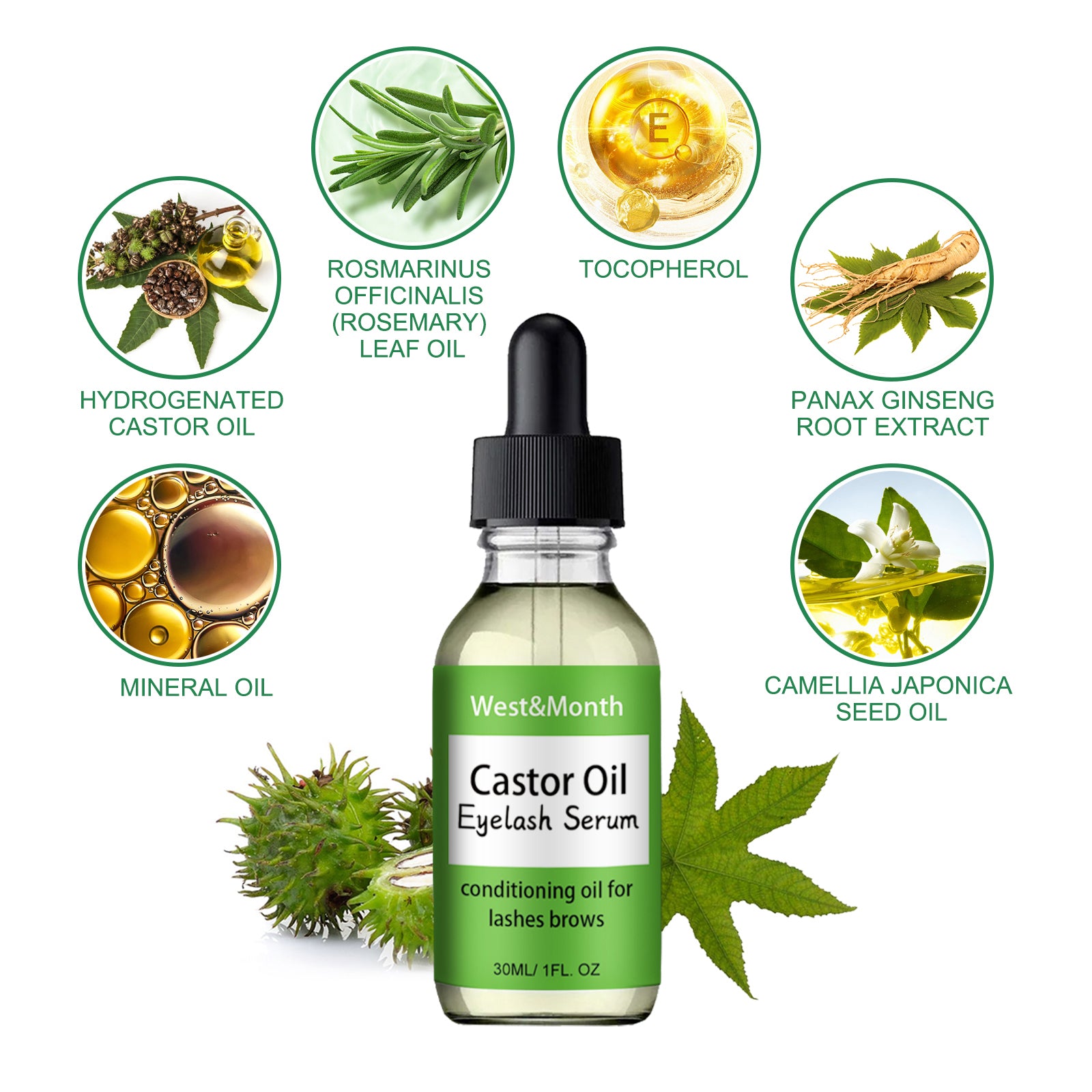 Castor Oil Mascara - Gentle Natural Curling & Lash Conditioning - Icon Her
