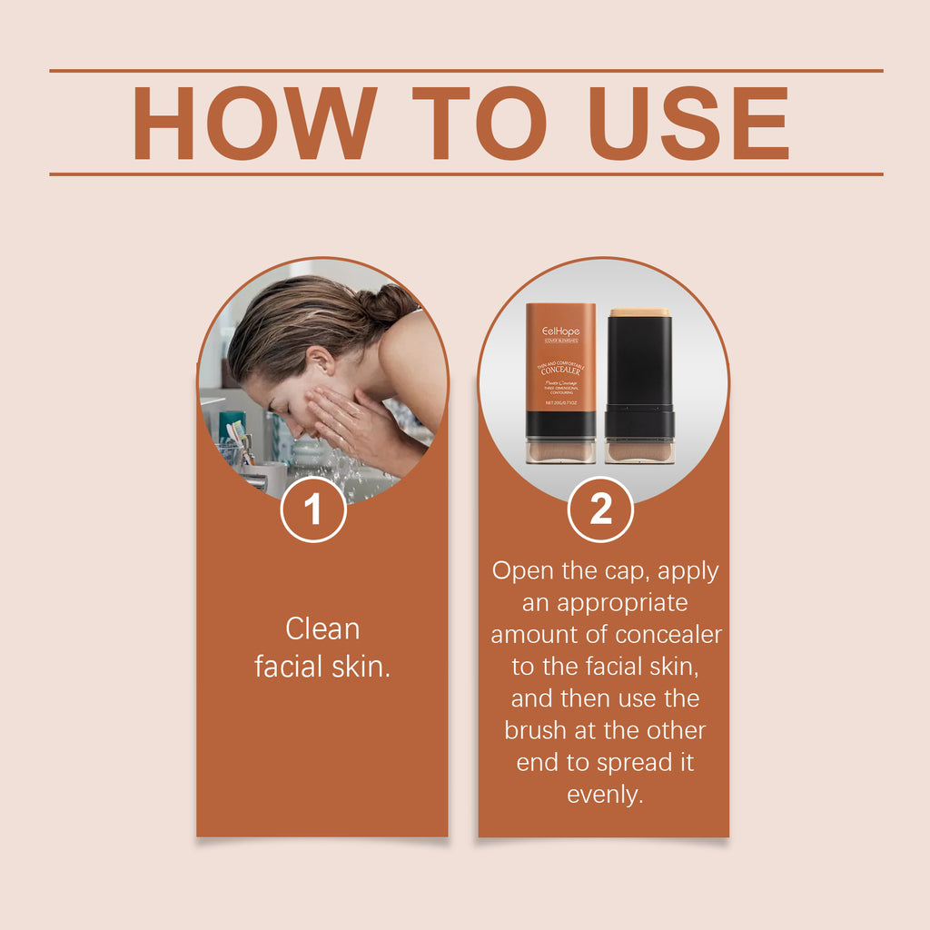 Clear Concealer Foundation Stick – Lightweight, Radiant & Moisturizing - Icon Her