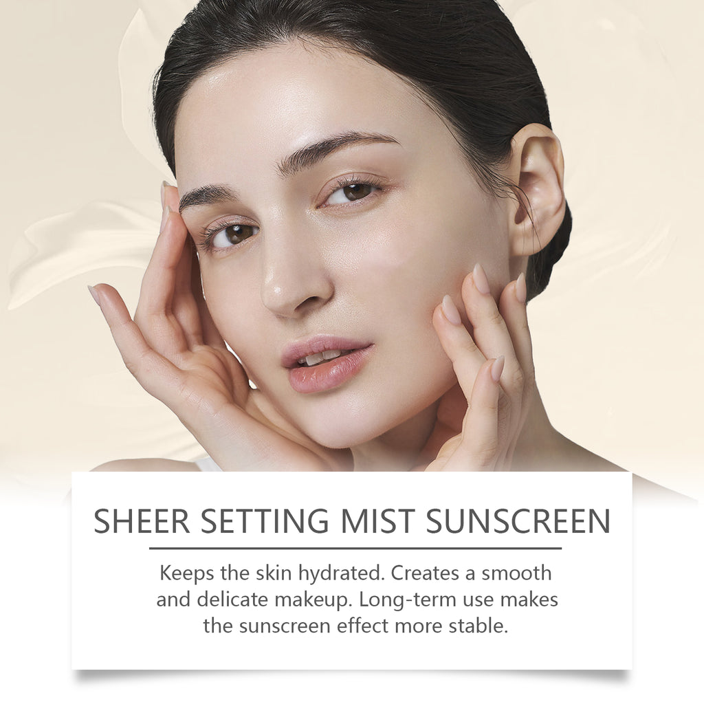 Sheer Setting Mist Sunscreen - Invisible SPF Protection & Makeup Setting Spray - Icon Her