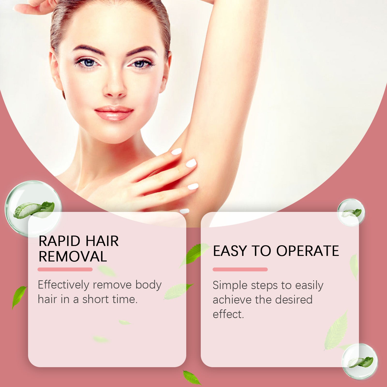 Hair Removal Cream – Easy, Gentle & Smooth Skin Body Hair Remover - Icon Her