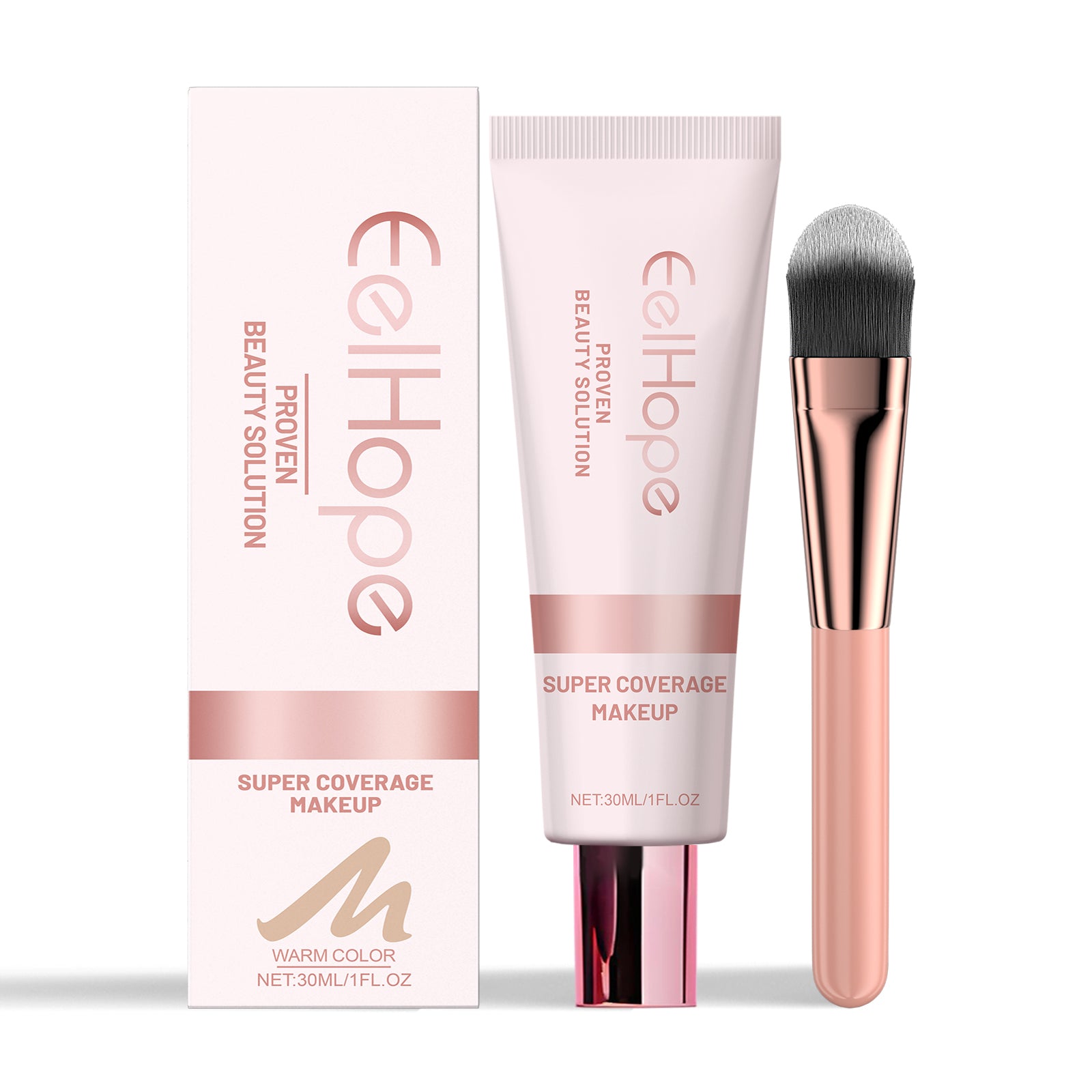 Concealer Liquid Foundation - Lightweight, Hydrating & High-Coverage Base - Icon Her
