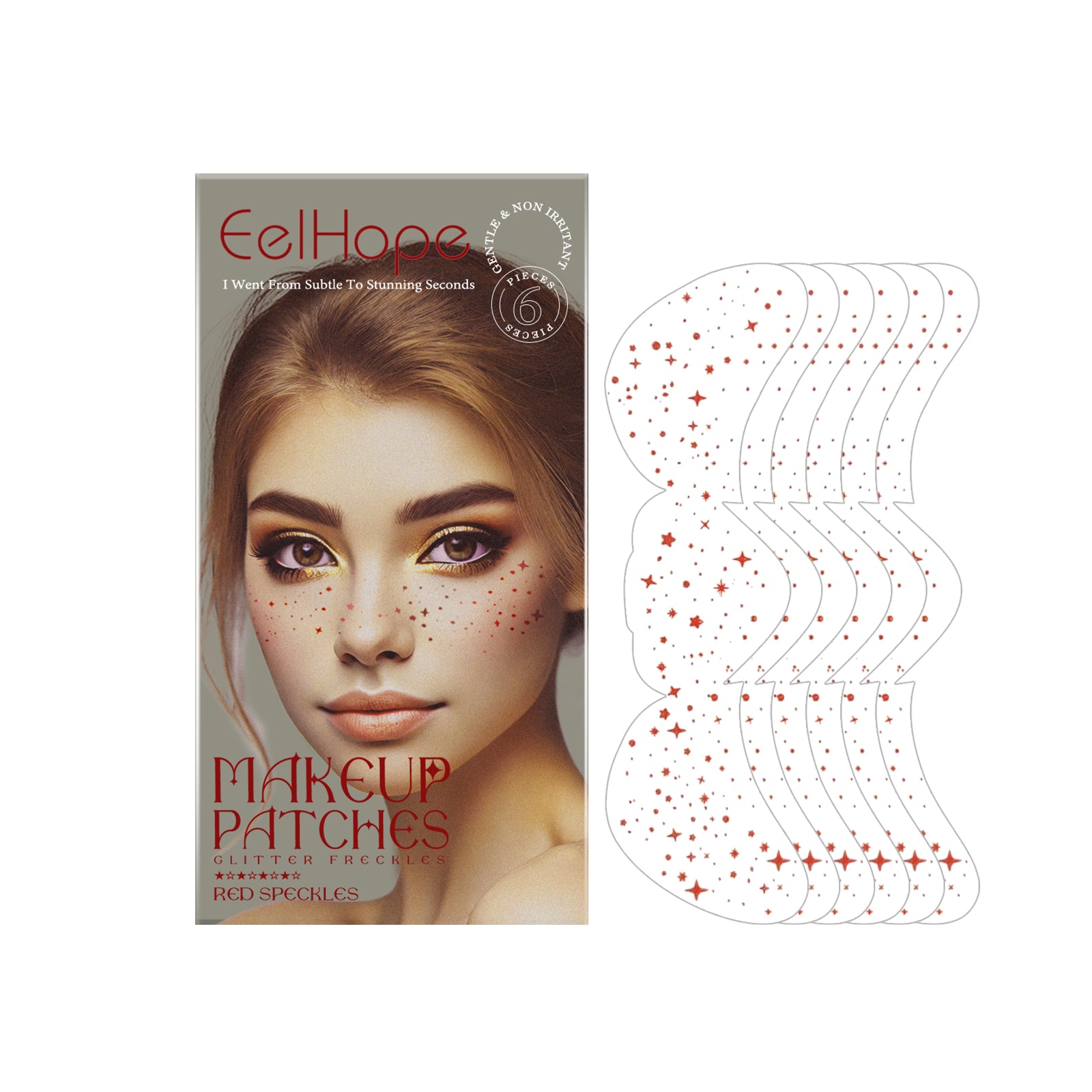 Red Spot & Freckle Tattoo Stickers - Everyday Charm Makeup Patches - Icon Her