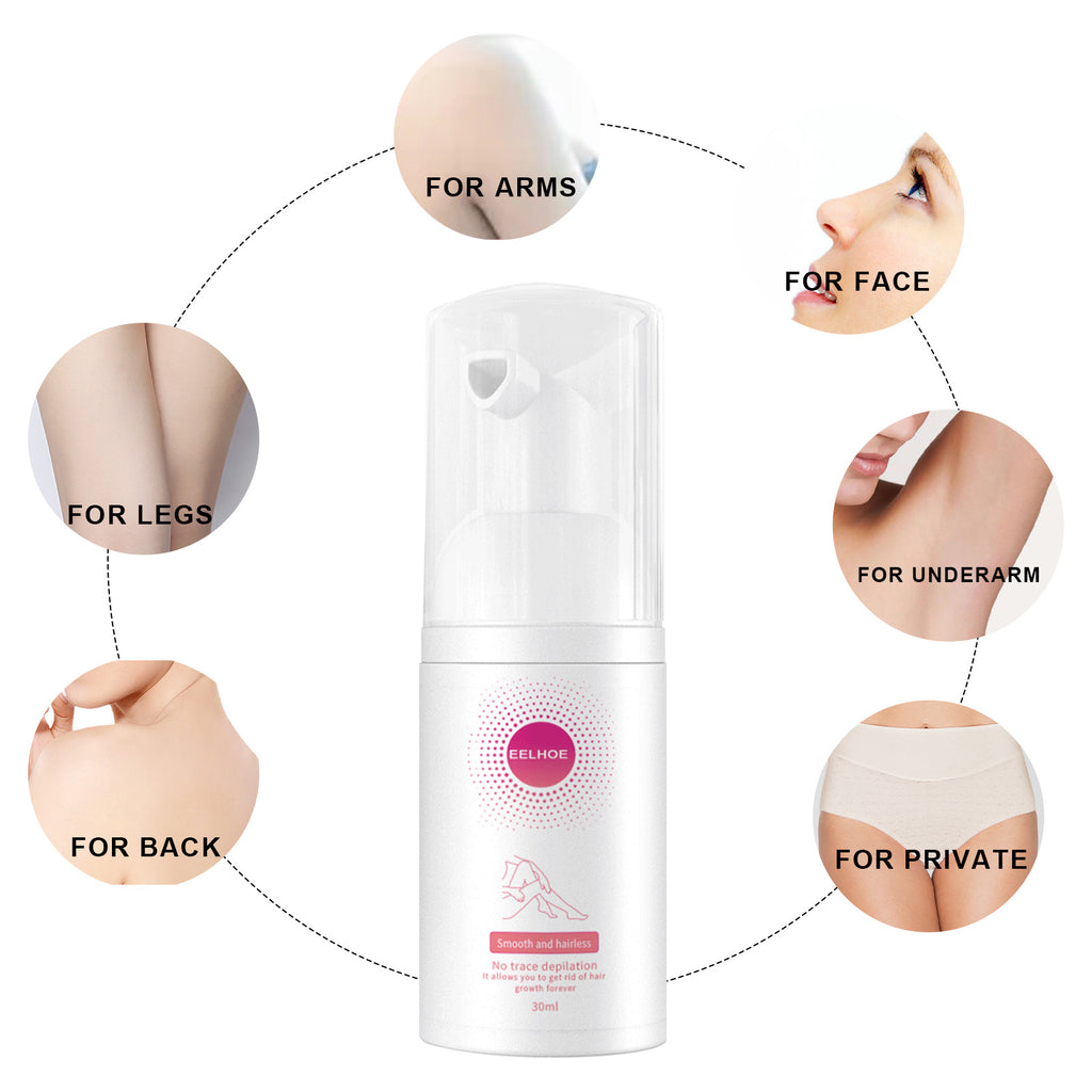 Honey Mousse Hair Removal Spray – Gentle, Full Body & Skin-Friendly Foam - Icon Her