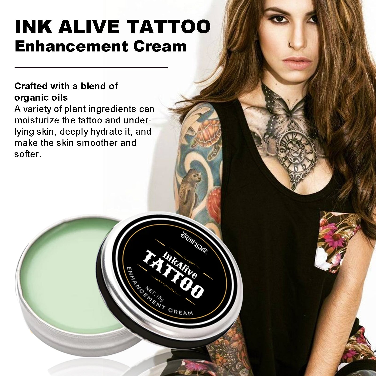 Tattoo Repair & Color Fixing Cream - Hydrating Skin Care - Icon Her