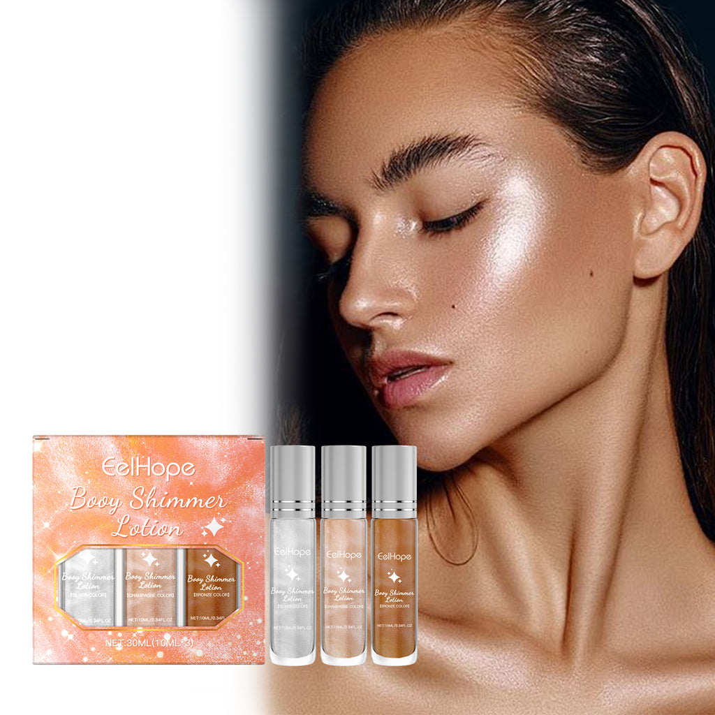 Face Highlight Oil Stick Set – Party Glow, Fluorescent & Liquid Highlighter - Icon Her