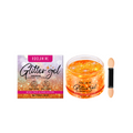 Orange Glitter Gel – Face & Body Brightening for Party & Festive Events - Icon Her