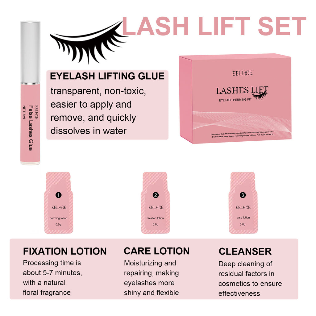 Lash Lift Set - Natural Beauty Perming & Curling Eyelash Kit - Icon Her