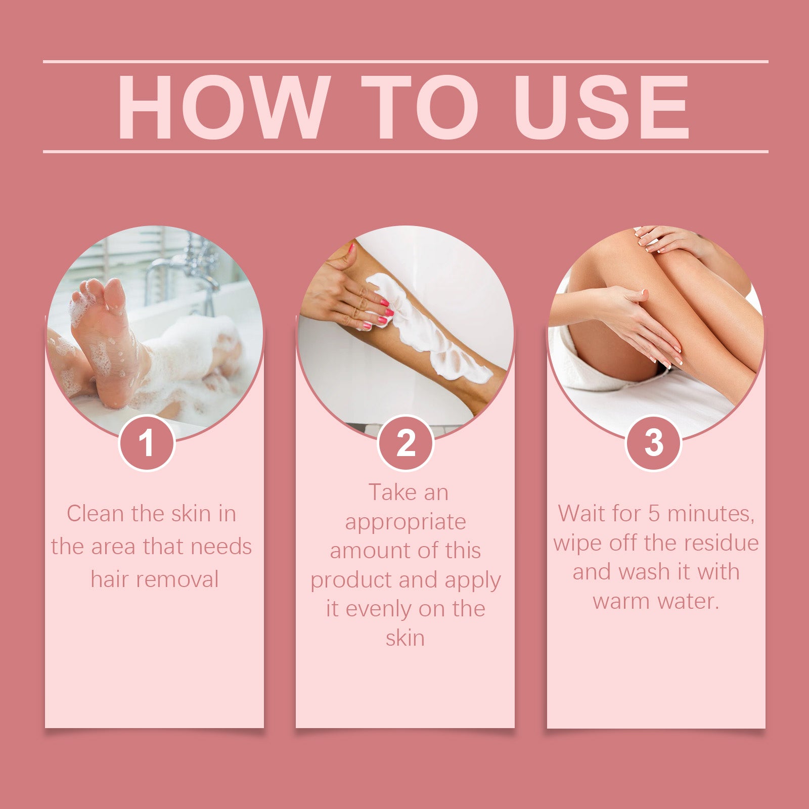 Hair Removal Cream – Easy, Gentle & Smooth Skin Body Hair Remover - Icon Her