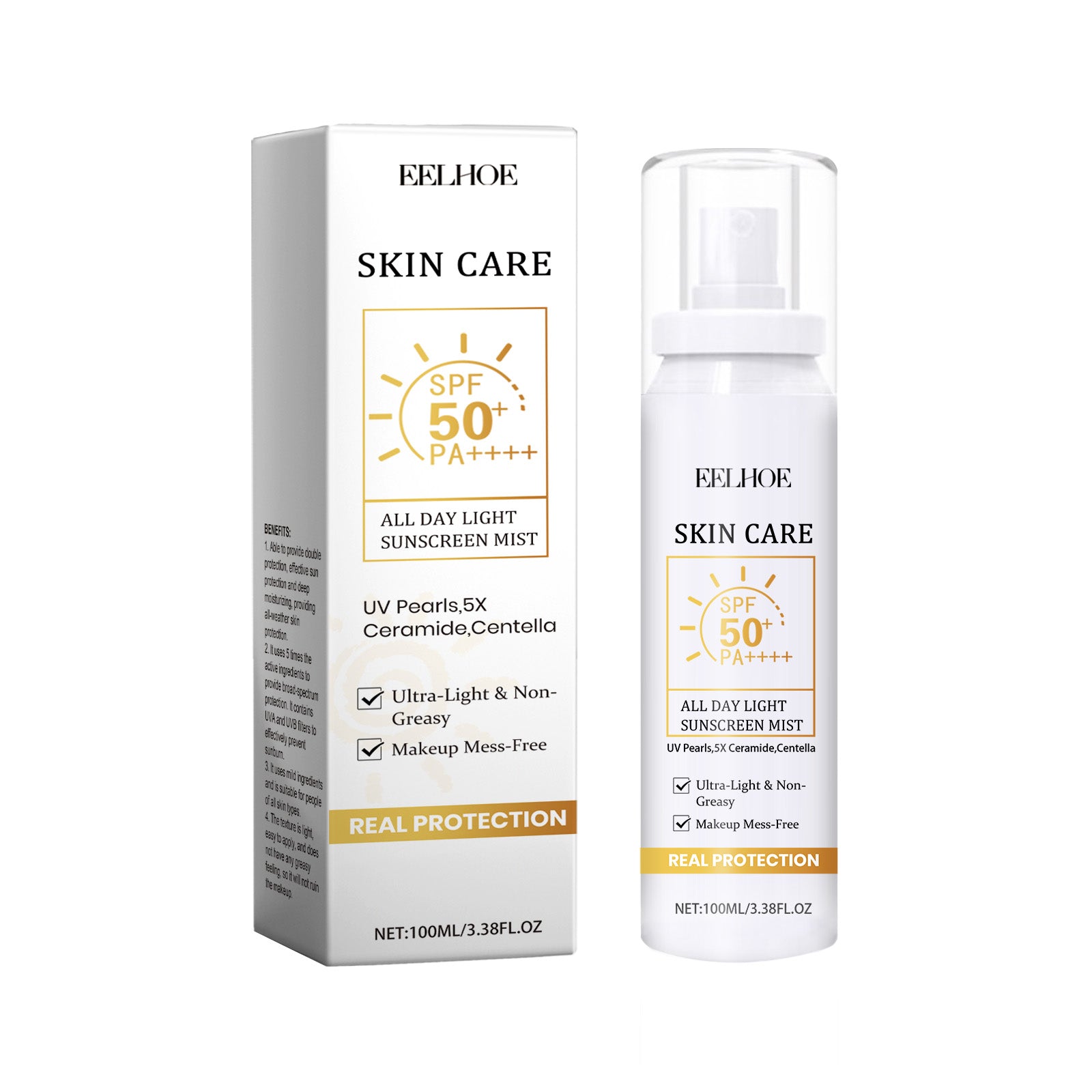 Sunscreen Mist – Hydrating, Moisturizing & Skin Repair SPF Spray - Icon Her