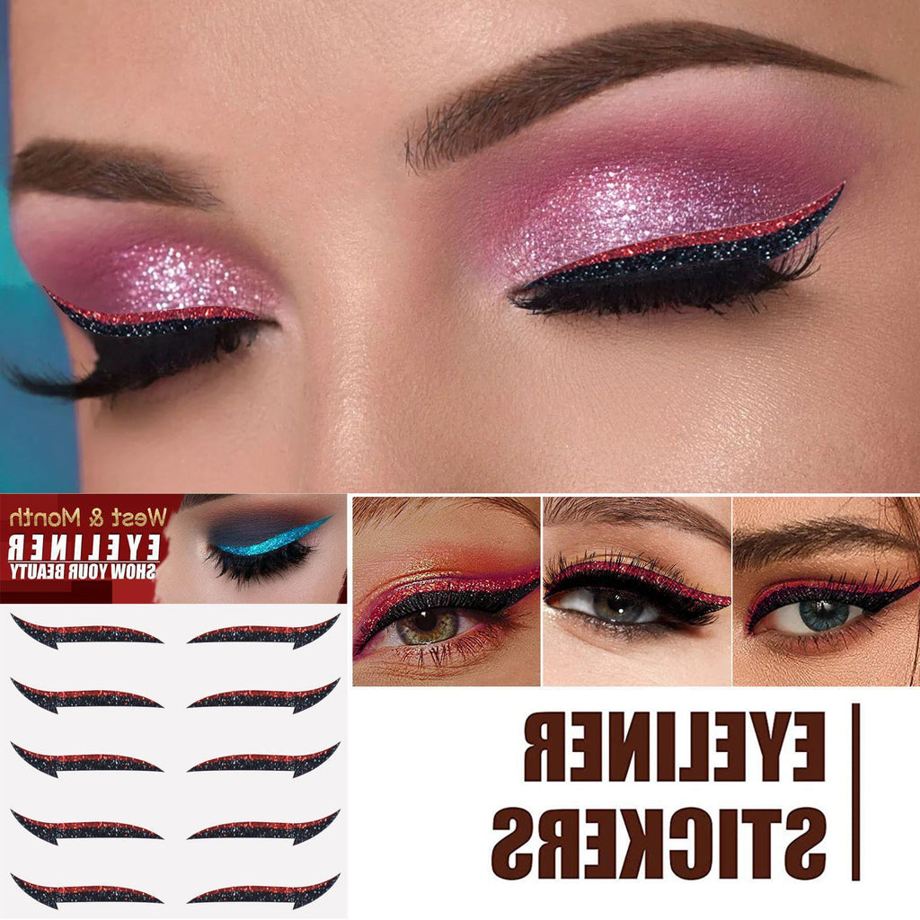 Cat Eye Effect Eyeliner Stickers – Party & Nightclub Stage Eye Patch Makeup - Icon Her