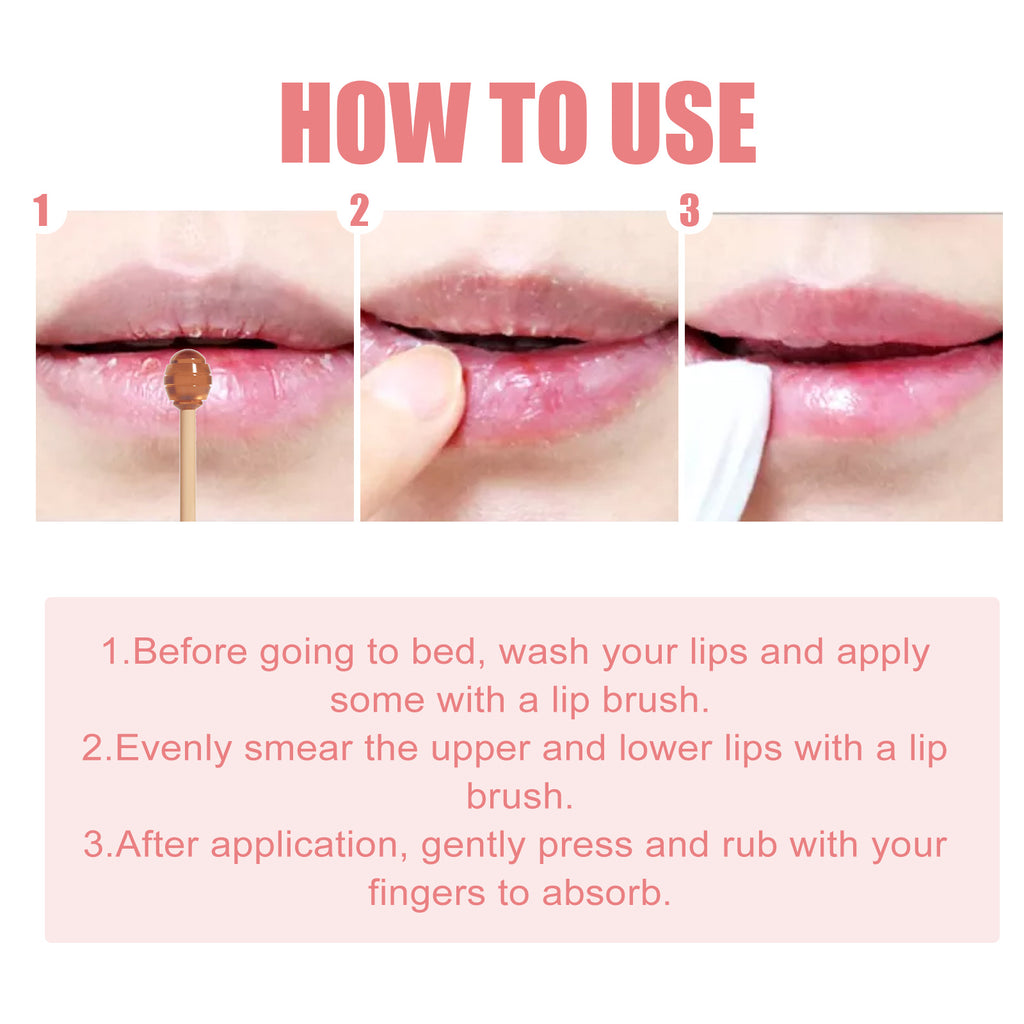 Strawberry Hydrating Lip Mask - Line-Smoothing & Exfoliating Lip Treatment - Icon Her