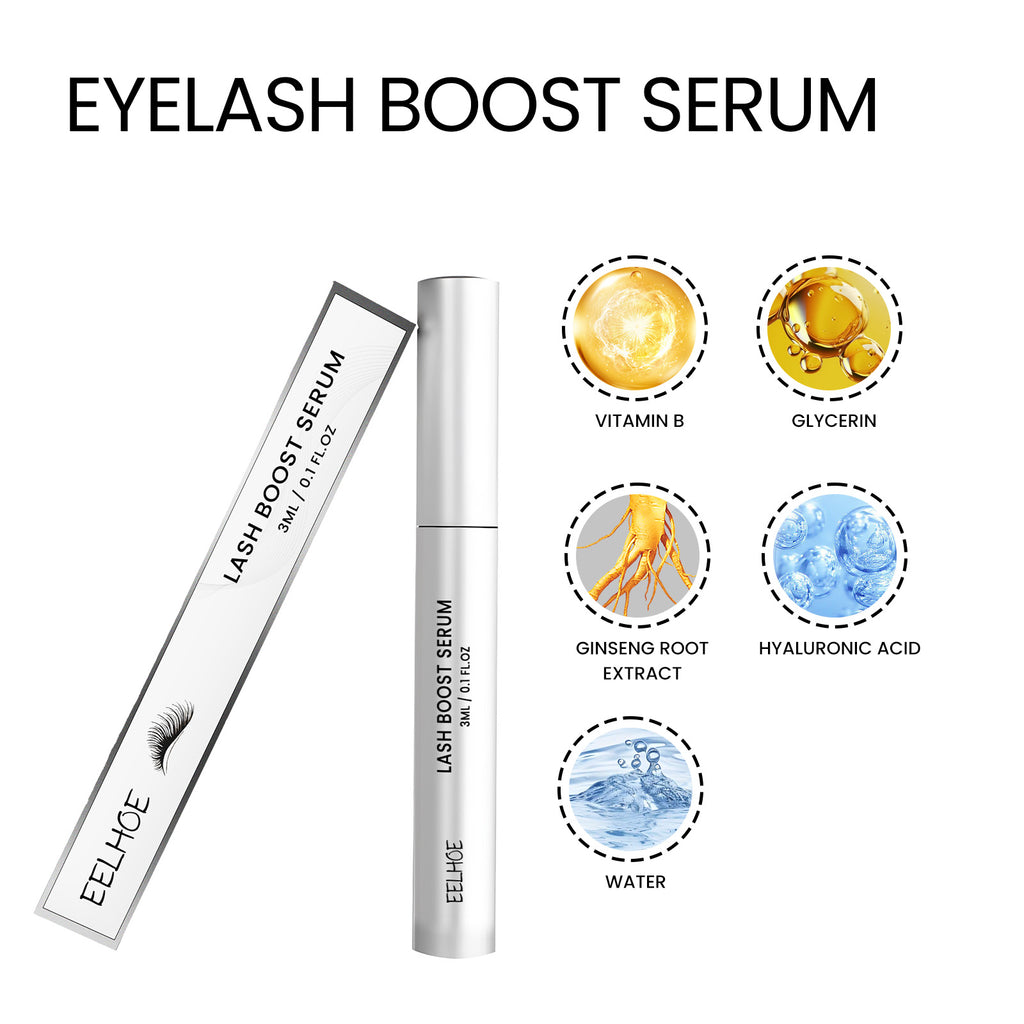 Lash Boost Serum – Black, Thick, Curling & Natural Eyelash Growth - Icon Her