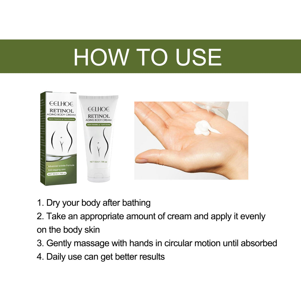 Retinol Body Cream - Toning, Moisturizing & Fine Line Smoothing Body Care - Icon Her