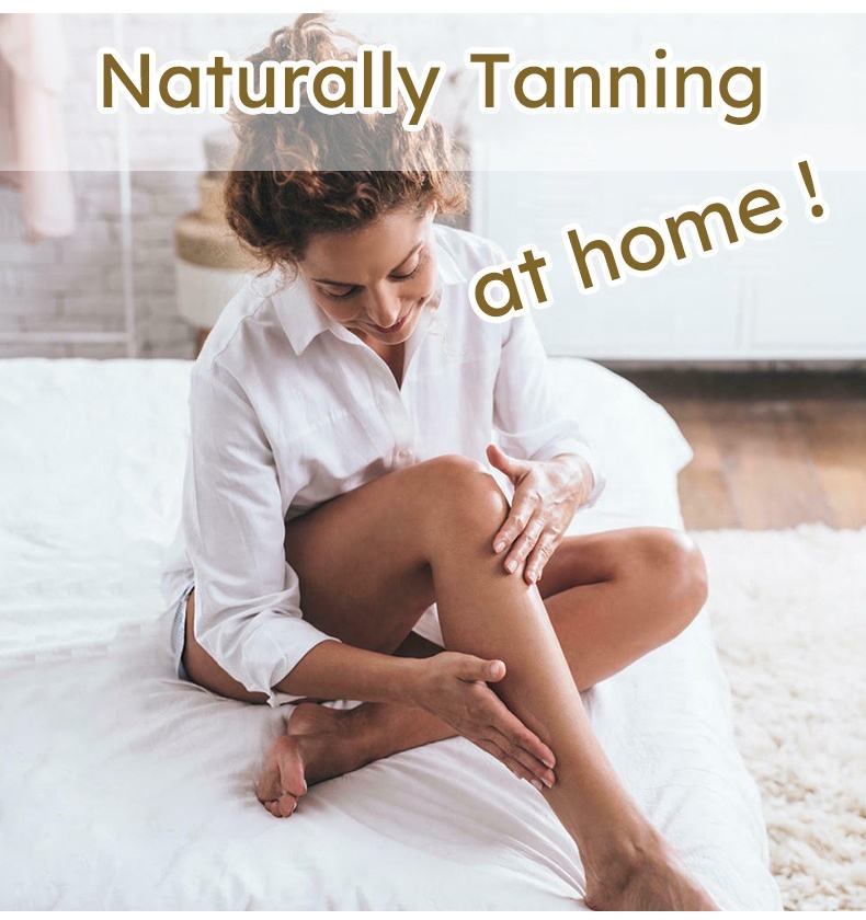 Skin Self-Tanning Serum Drops - Sunless Tanner Solution for Face & Body - Icon Her