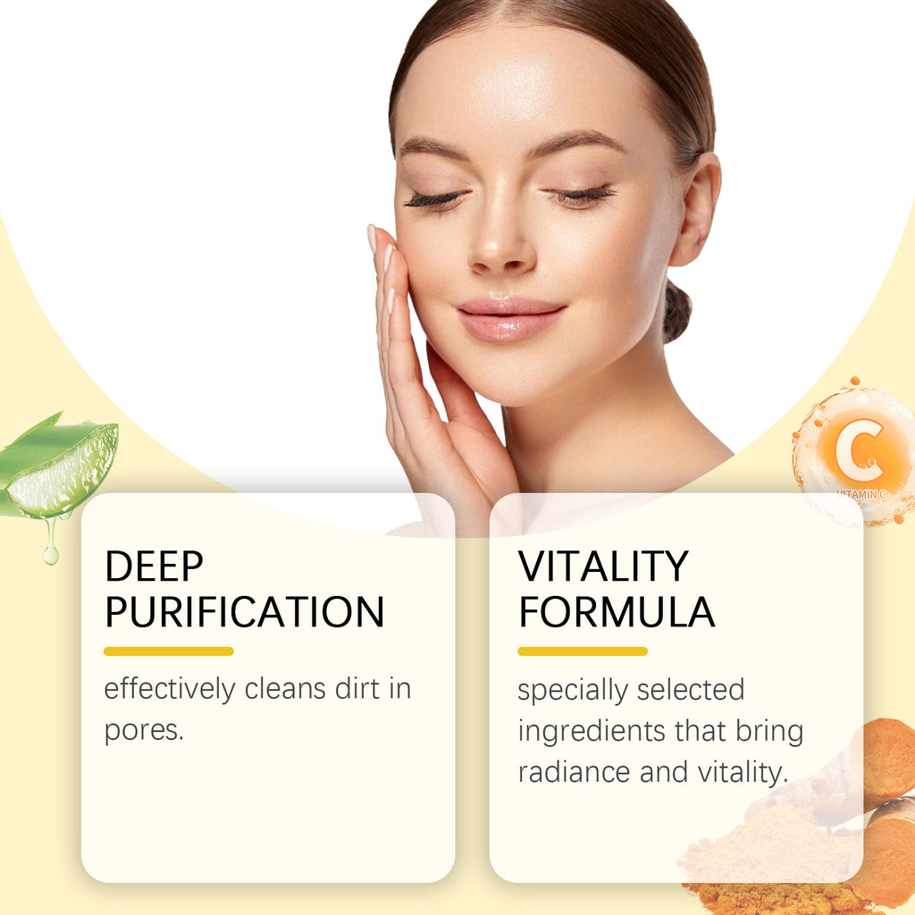 Turmeric Mud Mask - Gentle Pore Cleansing & Hydrating Facial Mask - Icon Her