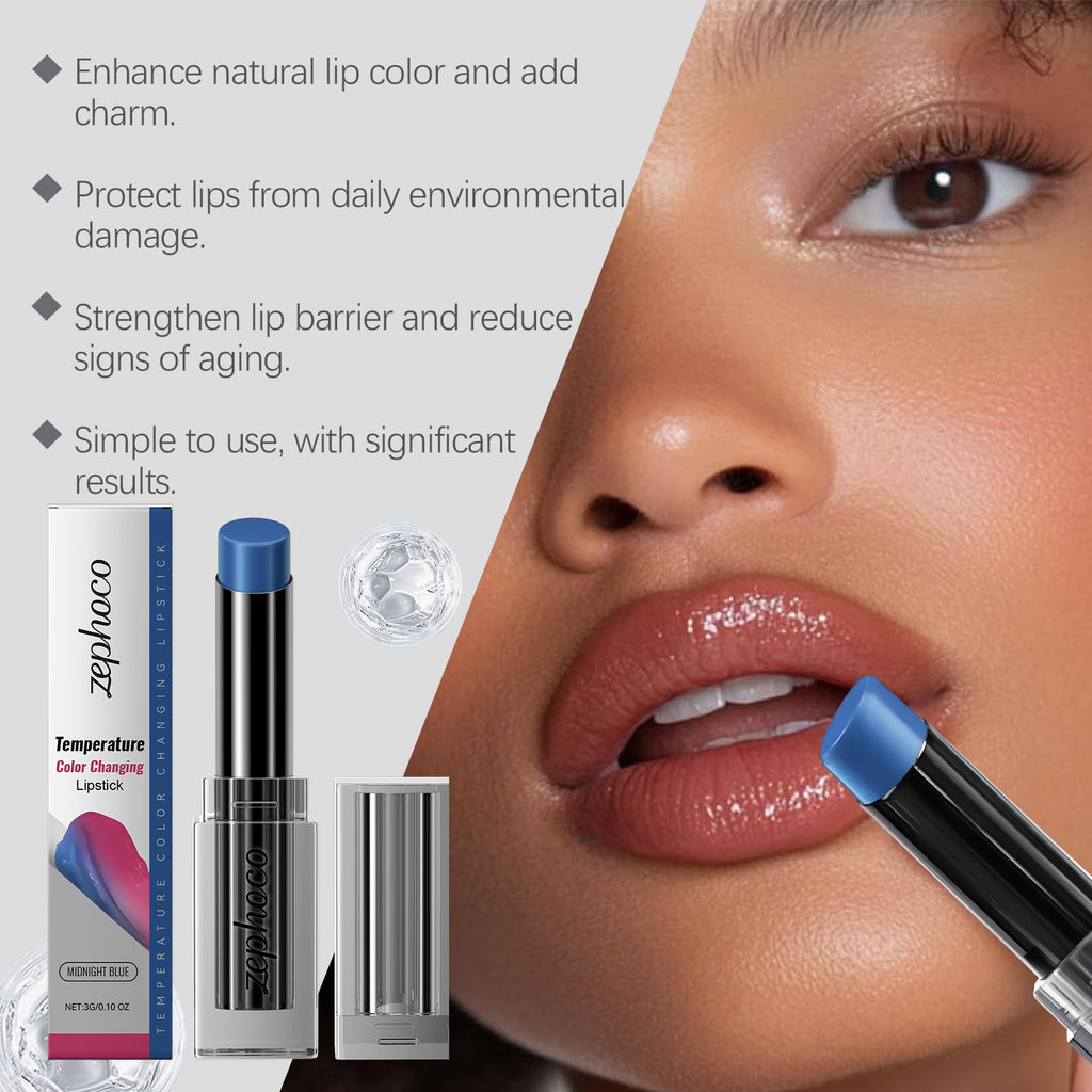 Midnight Blue Hydrating Lip Balm - Nourishing & Color-Changing Lip Care - Icon Her
