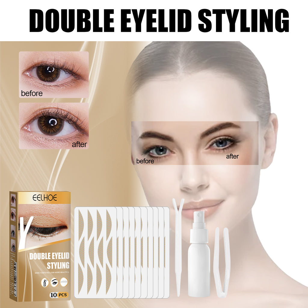 Double Eyelid Tape Set – Invisible, Glue-Free & Long-Lasting Lace Mesh - Icon Her