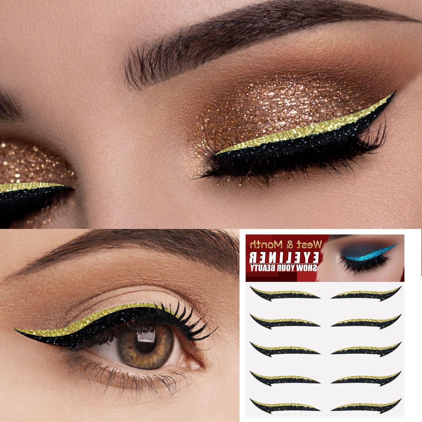 Cat Eye Effect Eyeliner Stickers – Party & Nightclub Stage Eye Patch Makeup - Icon Her