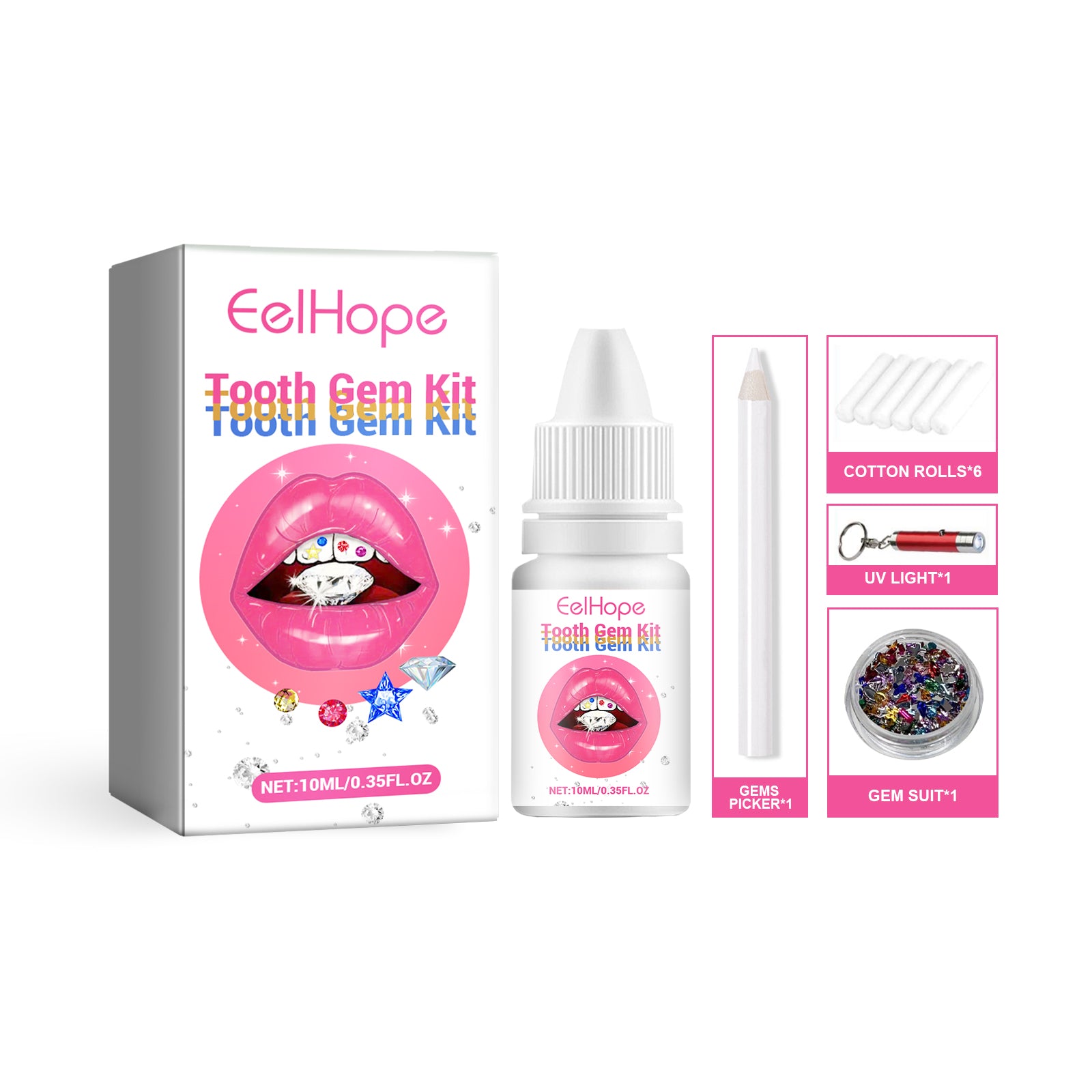Tooth Gem Kit – Urban Style DIY Dental Jewelry Set - Icon Her