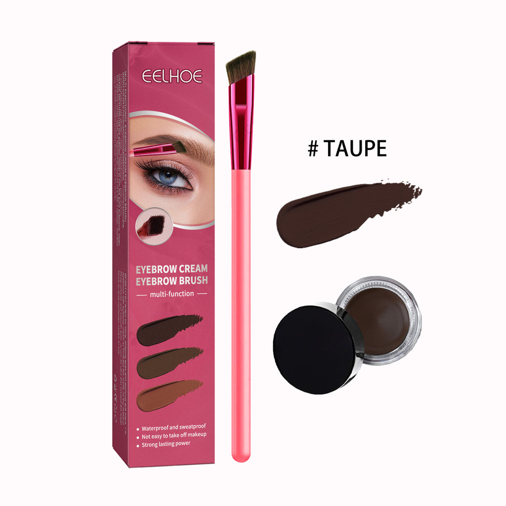 Eyebrow Brush & Cream Set – Filling, Shaping & Tinted Brow Makeup Tools - Icon Her