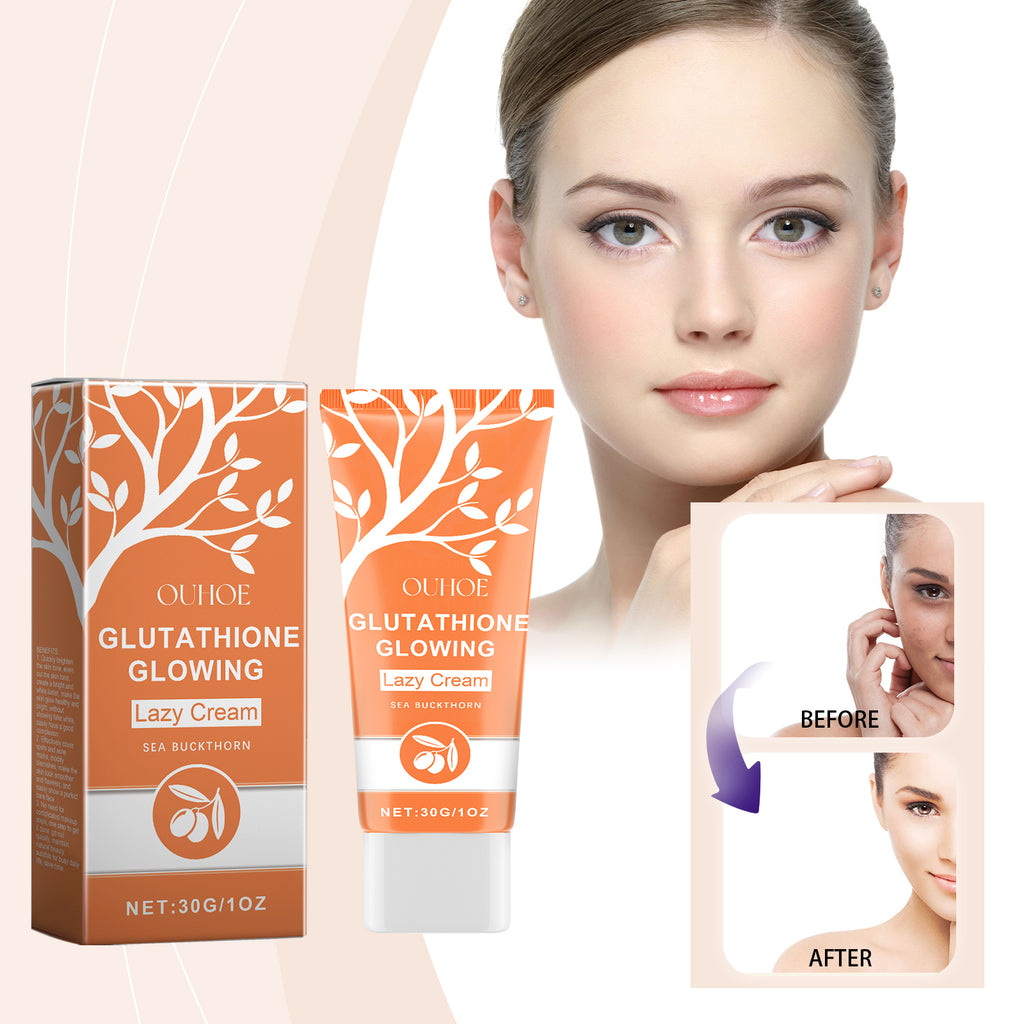 Glutathione Lazy Cream – Brightening, Moisturizing & Natural No Fake White - Icon Her