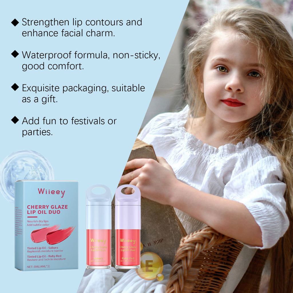Children's Lip Glaze Set – Gentle, Moisturizing & Brightening Lip Color - Icon Her