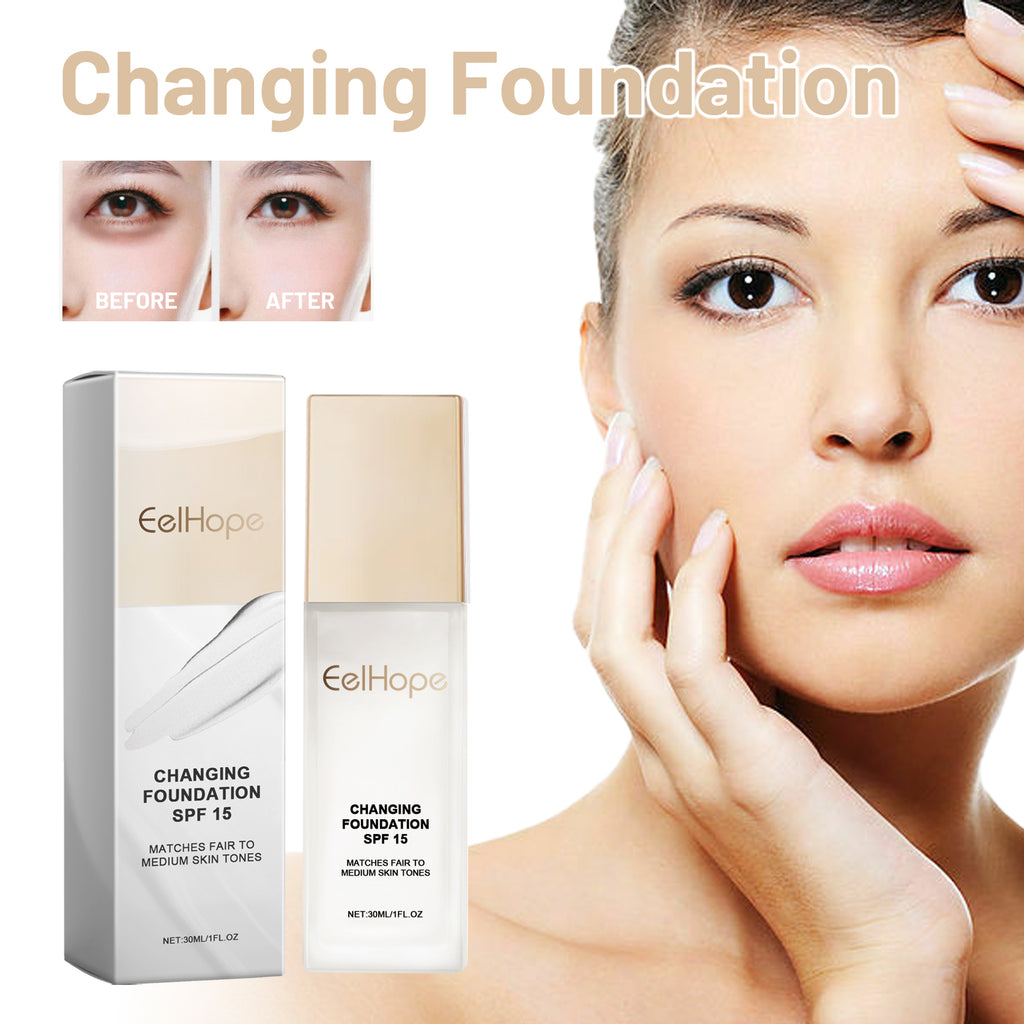 Color-Changing Foundation - Hydrating & Long-Wear Light Complexion Base - Icon Her