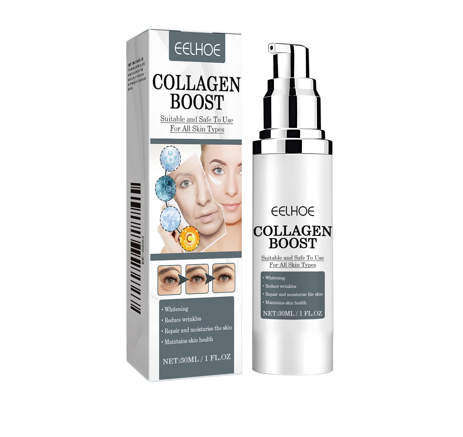 Collagen Boost Cream – Hydrating, Fine Lines Reducer & Firming Skin Care - Icon Her