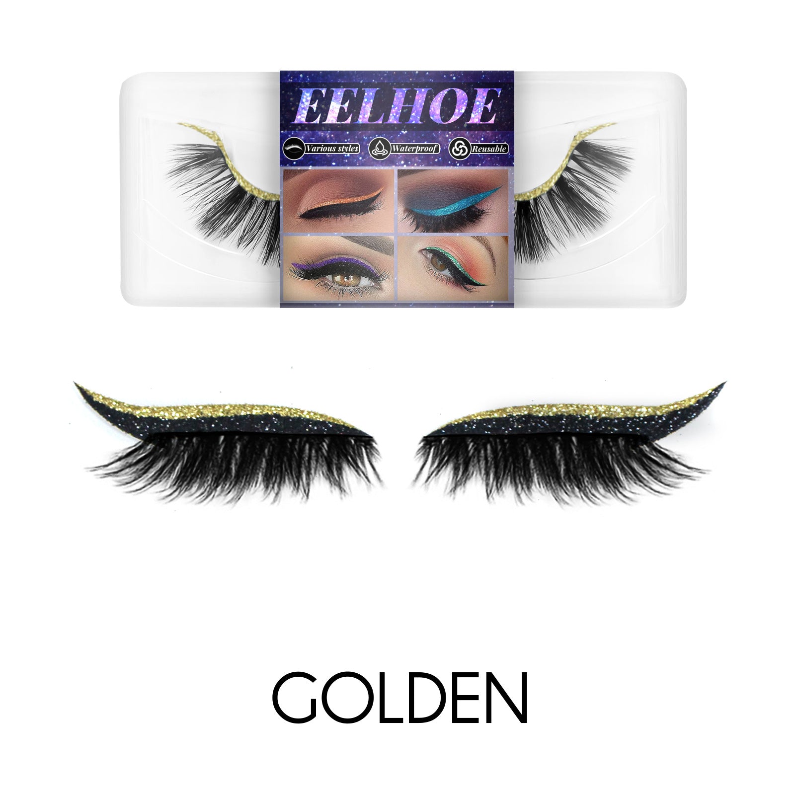 Self-Adhesive Eyeliner & False Lash Stickers – 3D European Style Eye Makeup - Icon Her