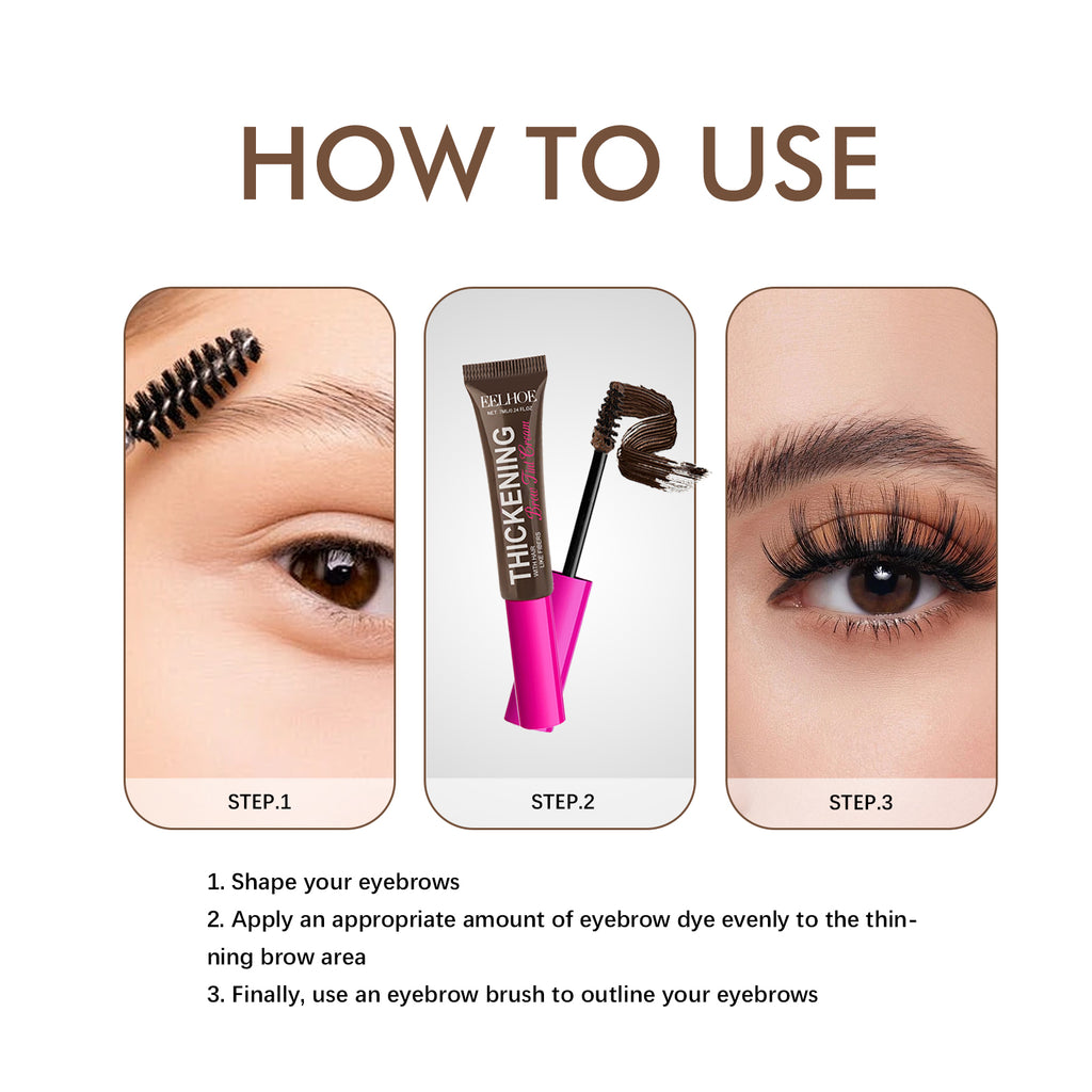 Fiber Brow Dye – Natural, Waterproof & 3D Eyebrow Color Makeup - Icon Her
