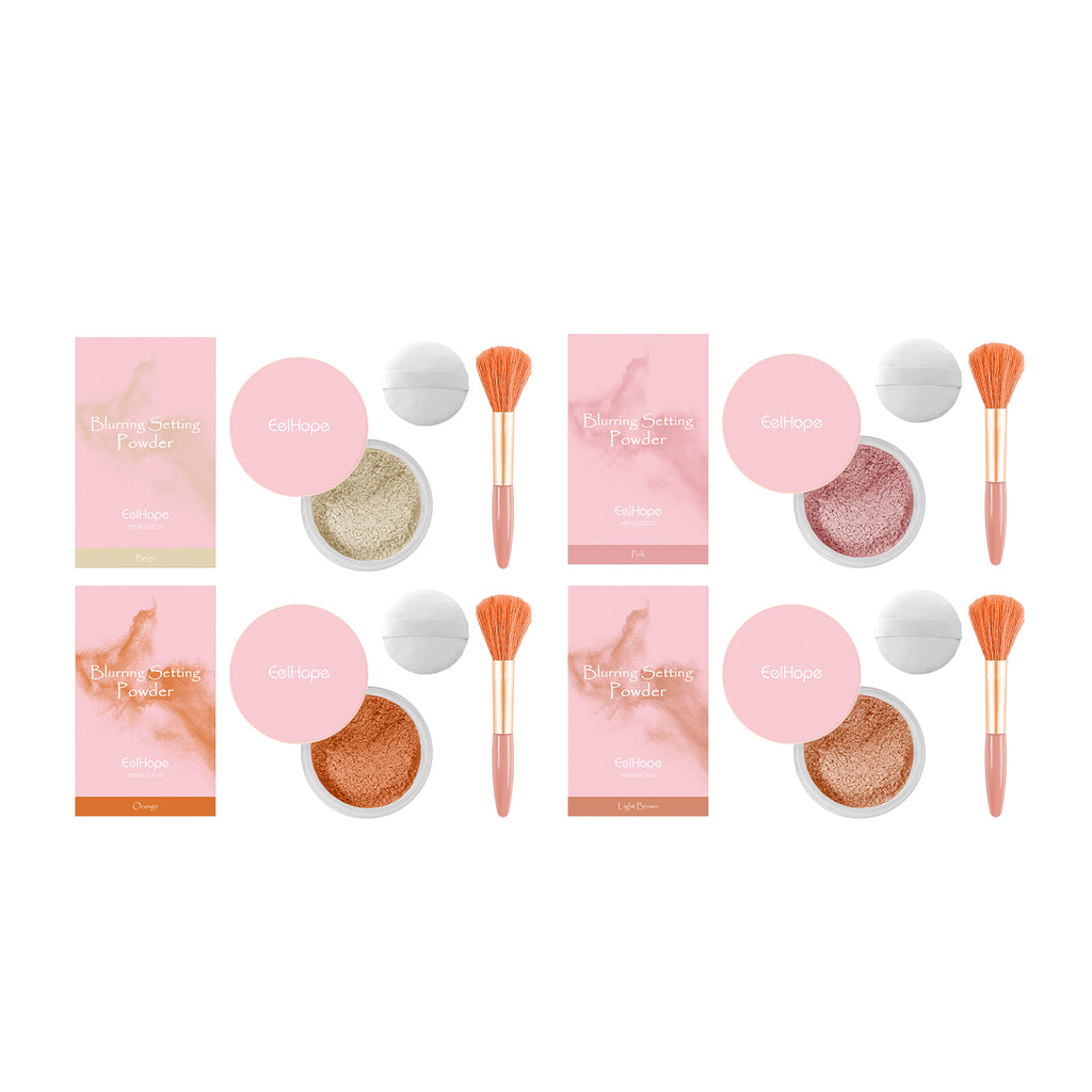 Setting Powder with Brush – Natural, Breathable & Long-Lasting Makeup - Icon Her