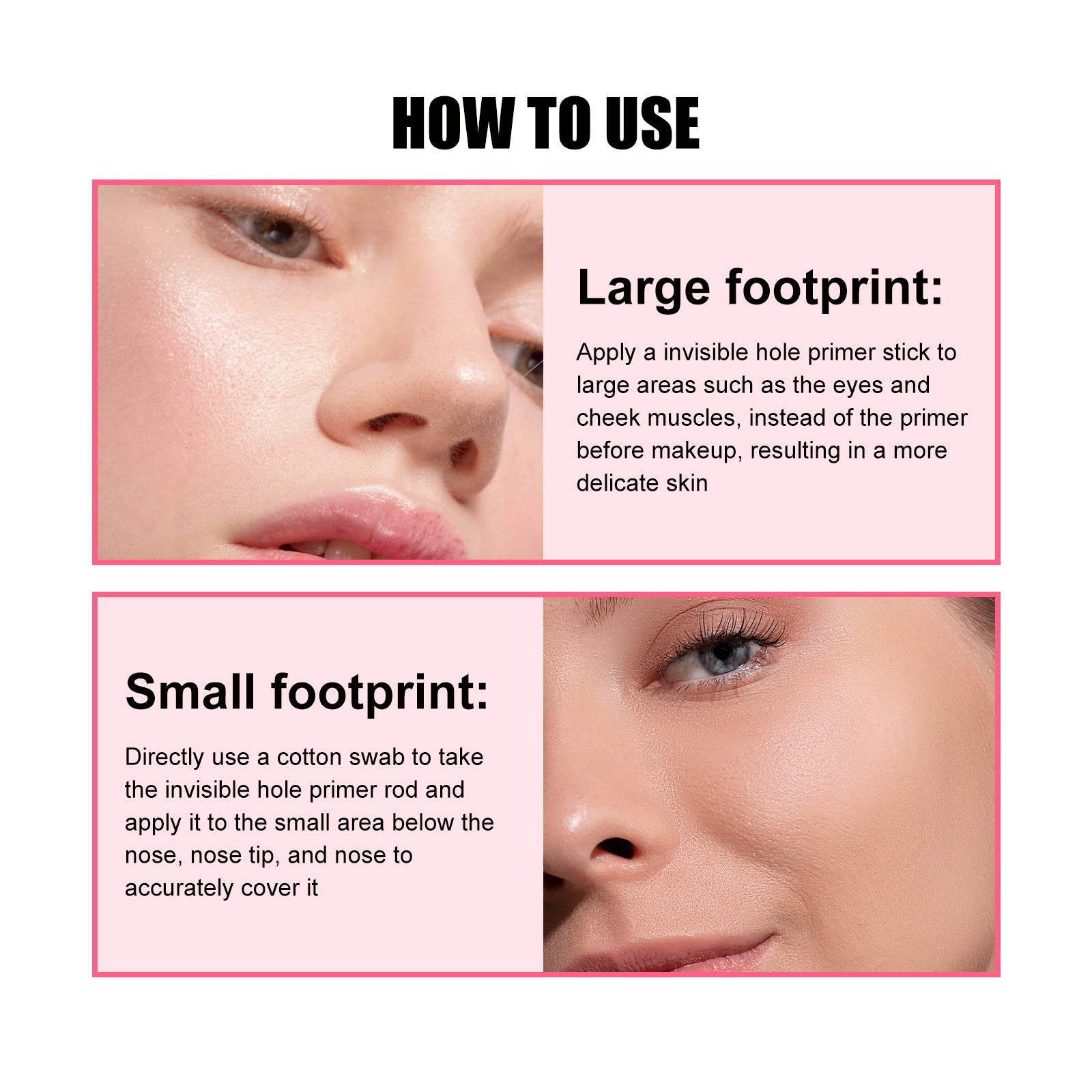 Pore Invisible Blur Stick - Pore-Smoothing & Brightening Primer Stick - Icon Her