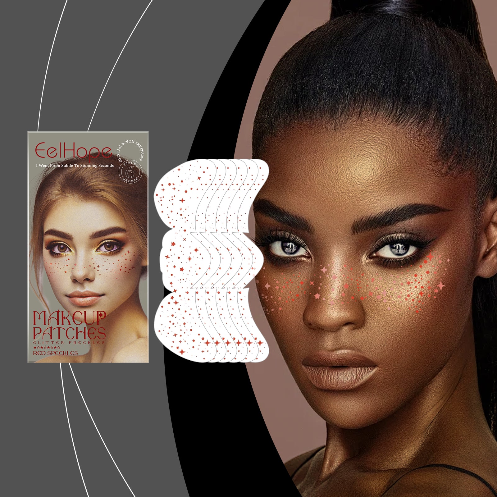 Red Spot & Freckle Tattoo Stickers - Everyday Charm Makeup Patches - Icon Her
