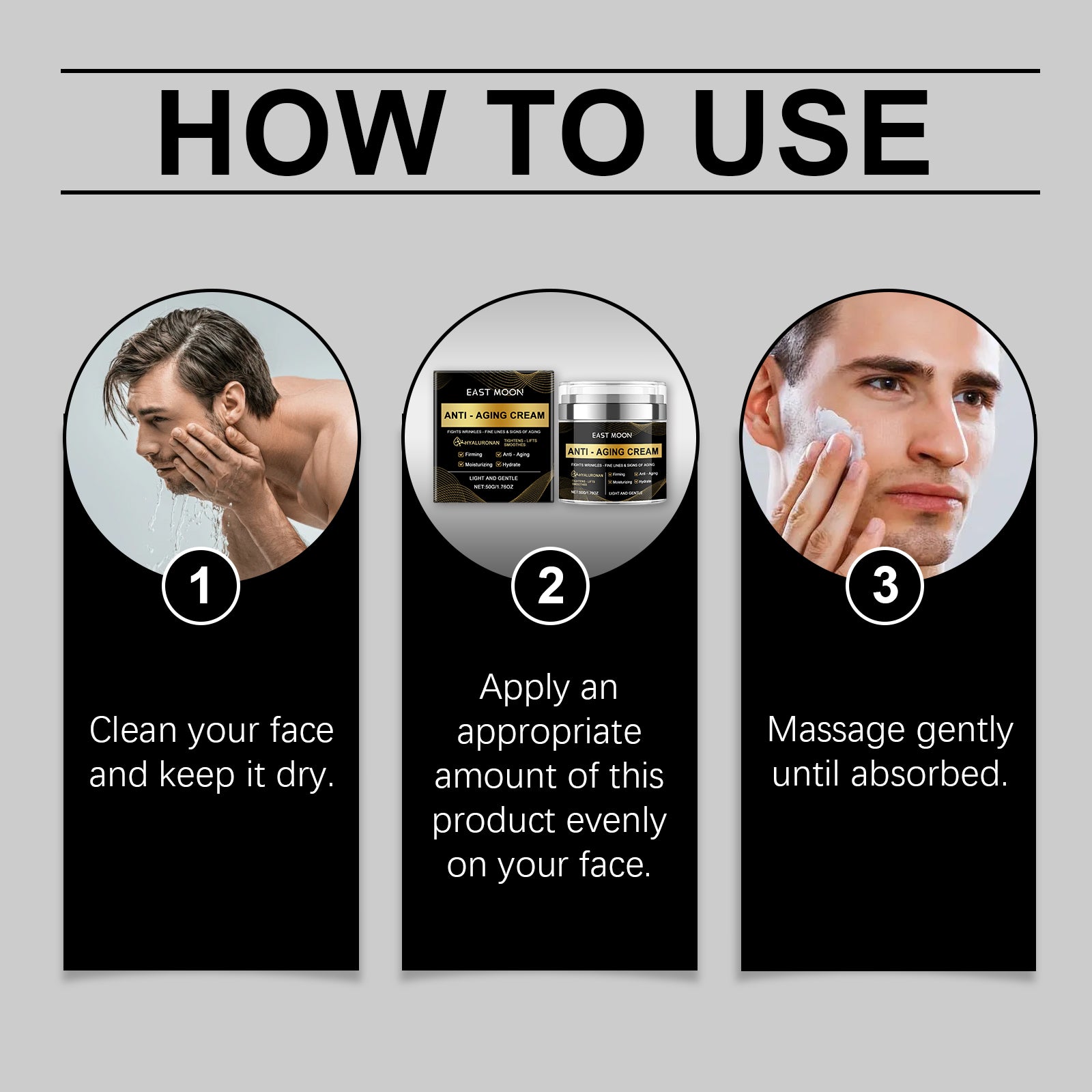 Men's Firming & Hydrating Face Cream - Age-Defying Daily Moisturizer - Icon Her