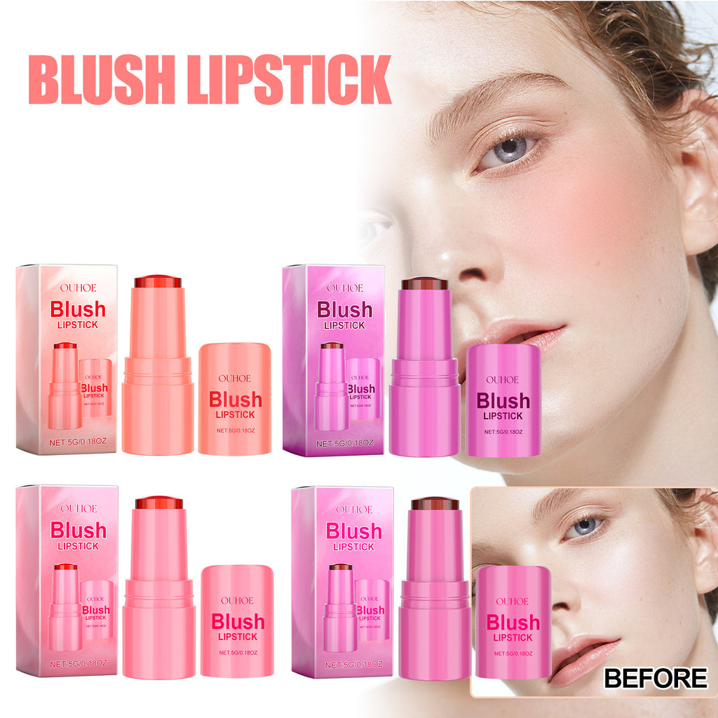 Natural Nude Blush & Lip Gloss Stick - Multi-Use Light Tint - Icon Her